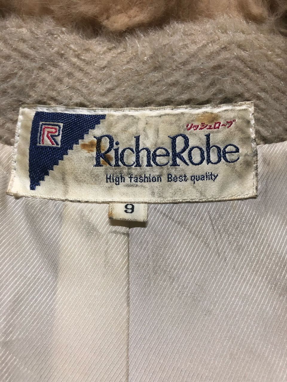 Japanese Brand VINTAGE RICHEROBE WOOL FUR COAT RARE DESIGNER Size M / US 6-8 / IT 42-44 - 13 Thumbnail