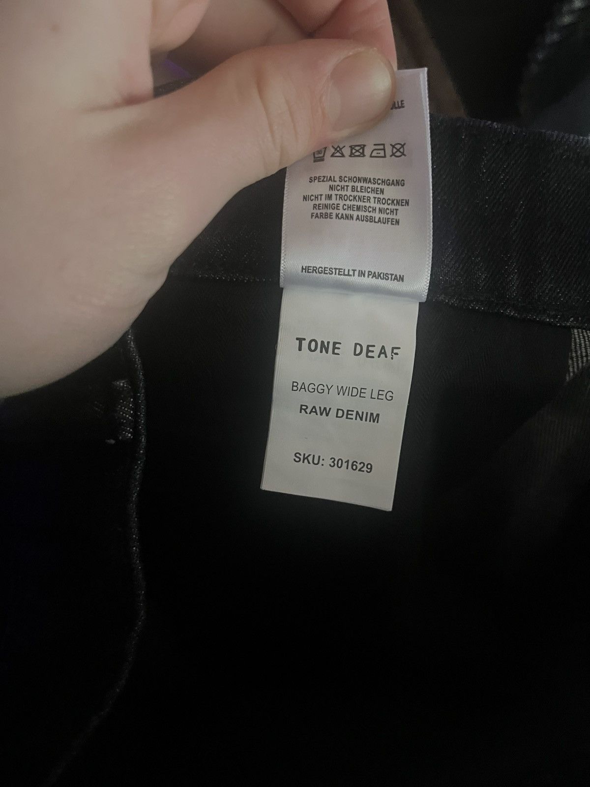 Vintage Tone Deaf Studios Raw Indigo Denim Size US 33 - 5 Thumbnail
