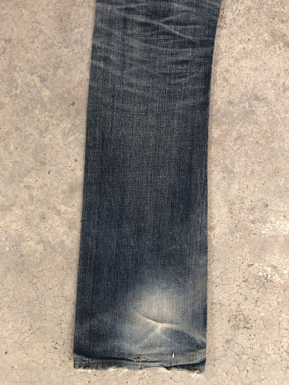 BUFFALO BOBS Buffalo Flared Selvedge Jeans Distressed Denim Size US 31 - 11 Thumbnail