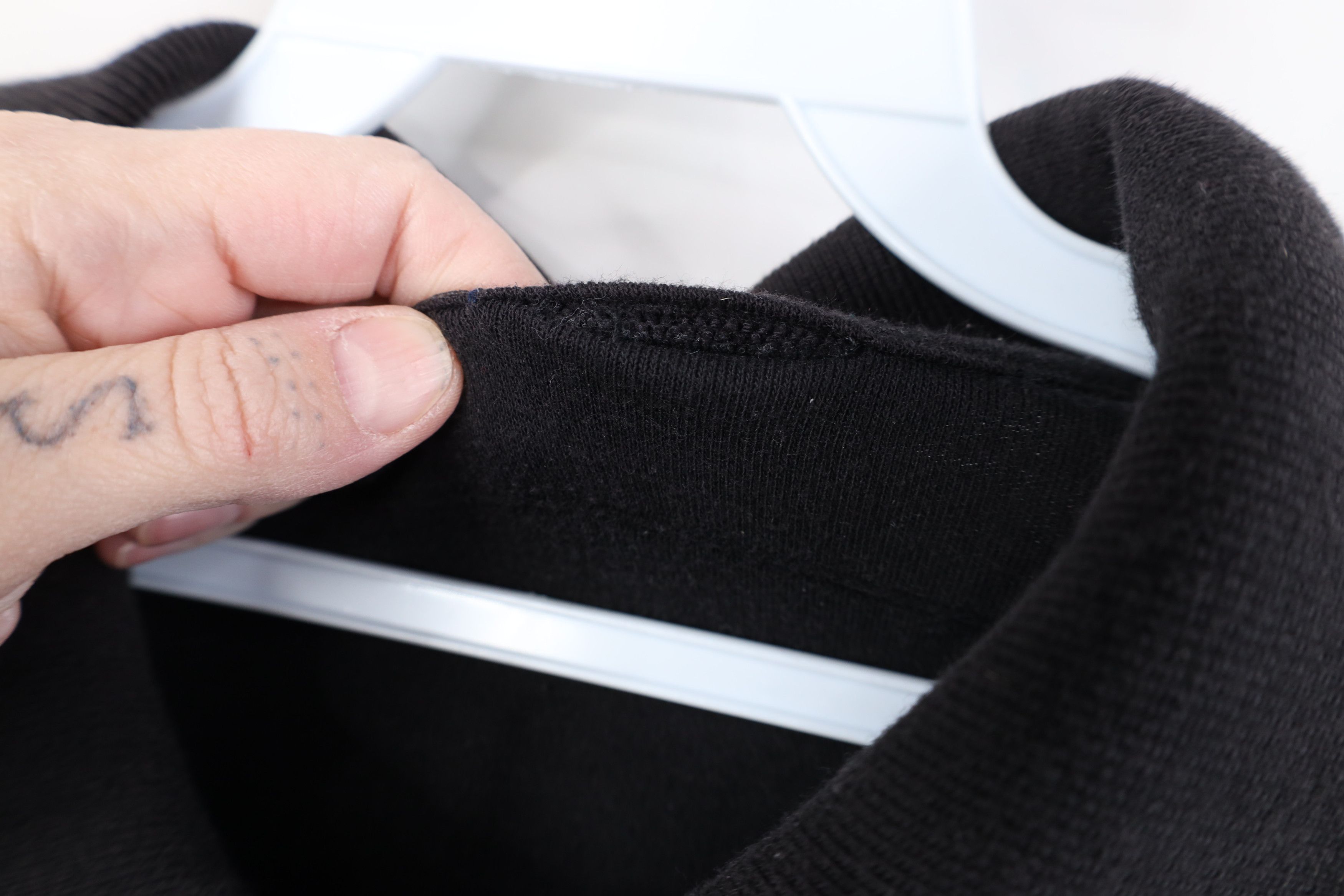 Vintage Vintage 90s Streetwear Boxy Fit Long Sleeve Rugby Polo Black Size US XL / EU 56 / 4 - 11 Thumbnail