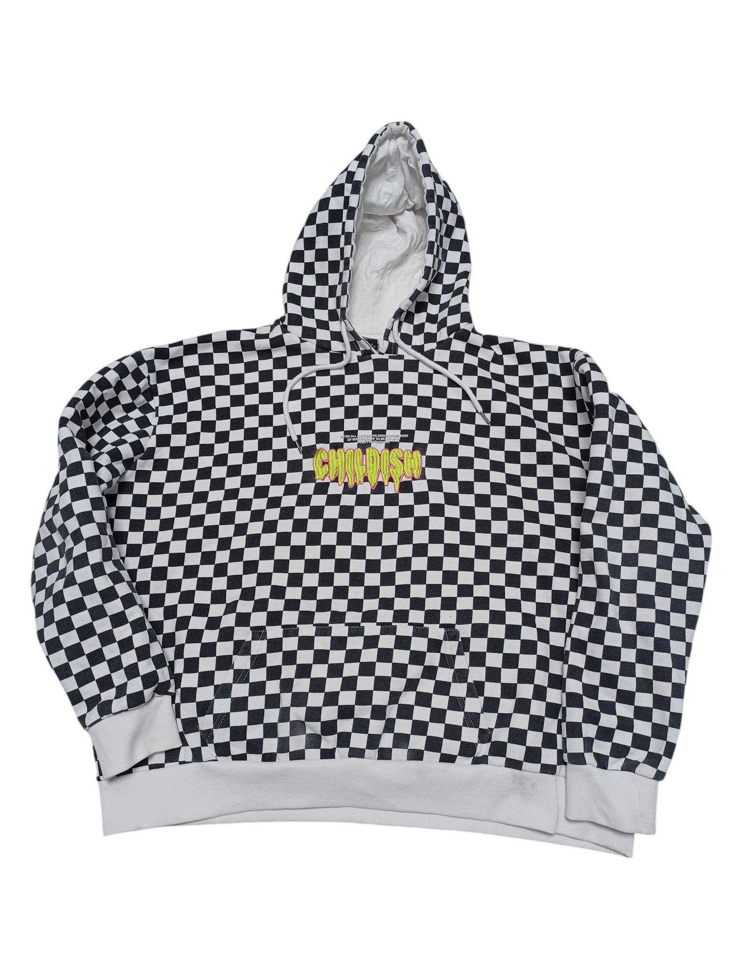 CHILDS CHILDISH FIRE EMBRIDERED LOGO AND PRINT HOODIE Size US XL / EU 56 / 4 - 1 Thumbnail