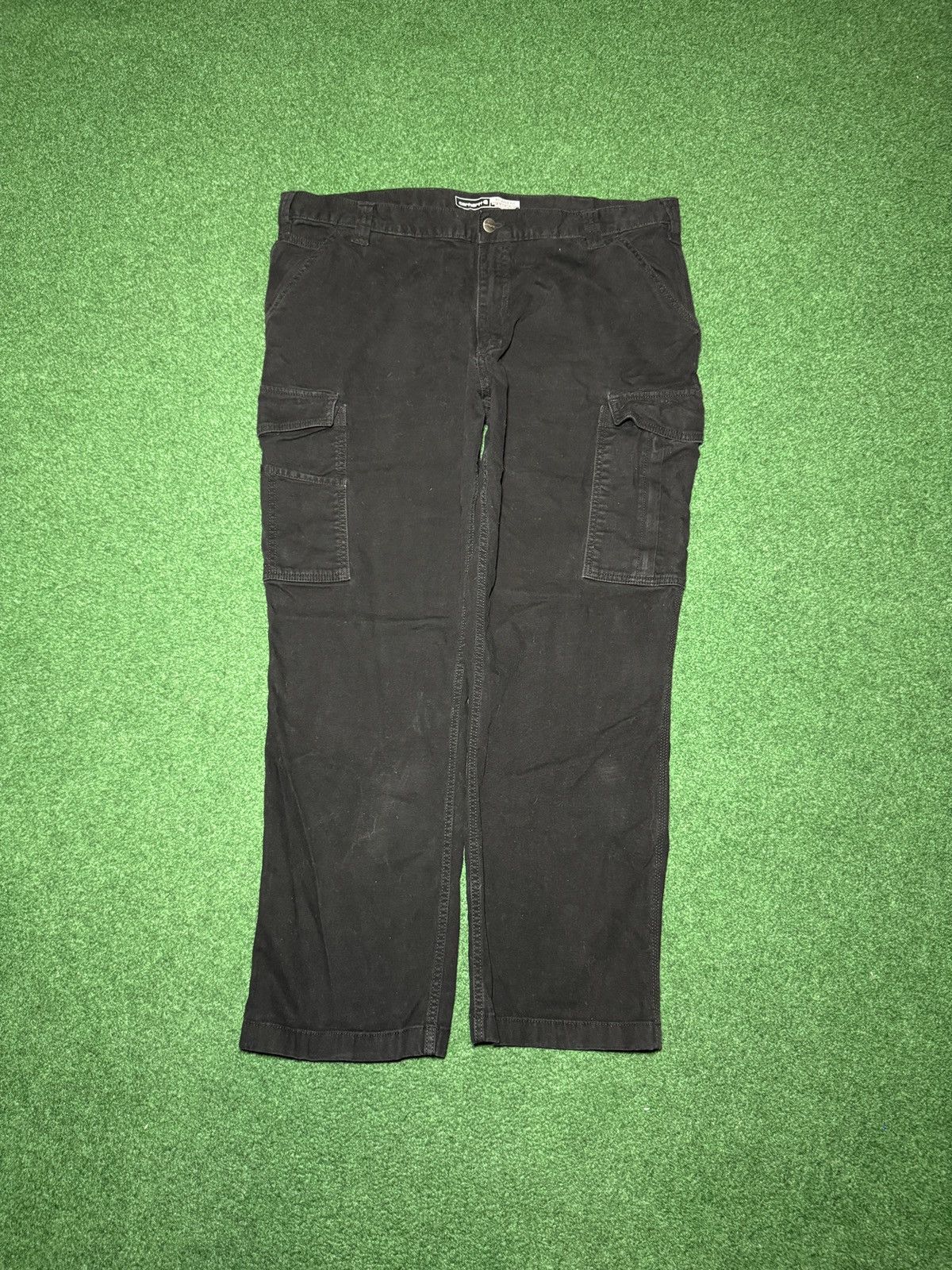 Carhartt Carhartt Black Cargo Baggy Relaxed Fit Mens 40x30 Pants Size US 40 / EU 56 - 3 Thumbnail