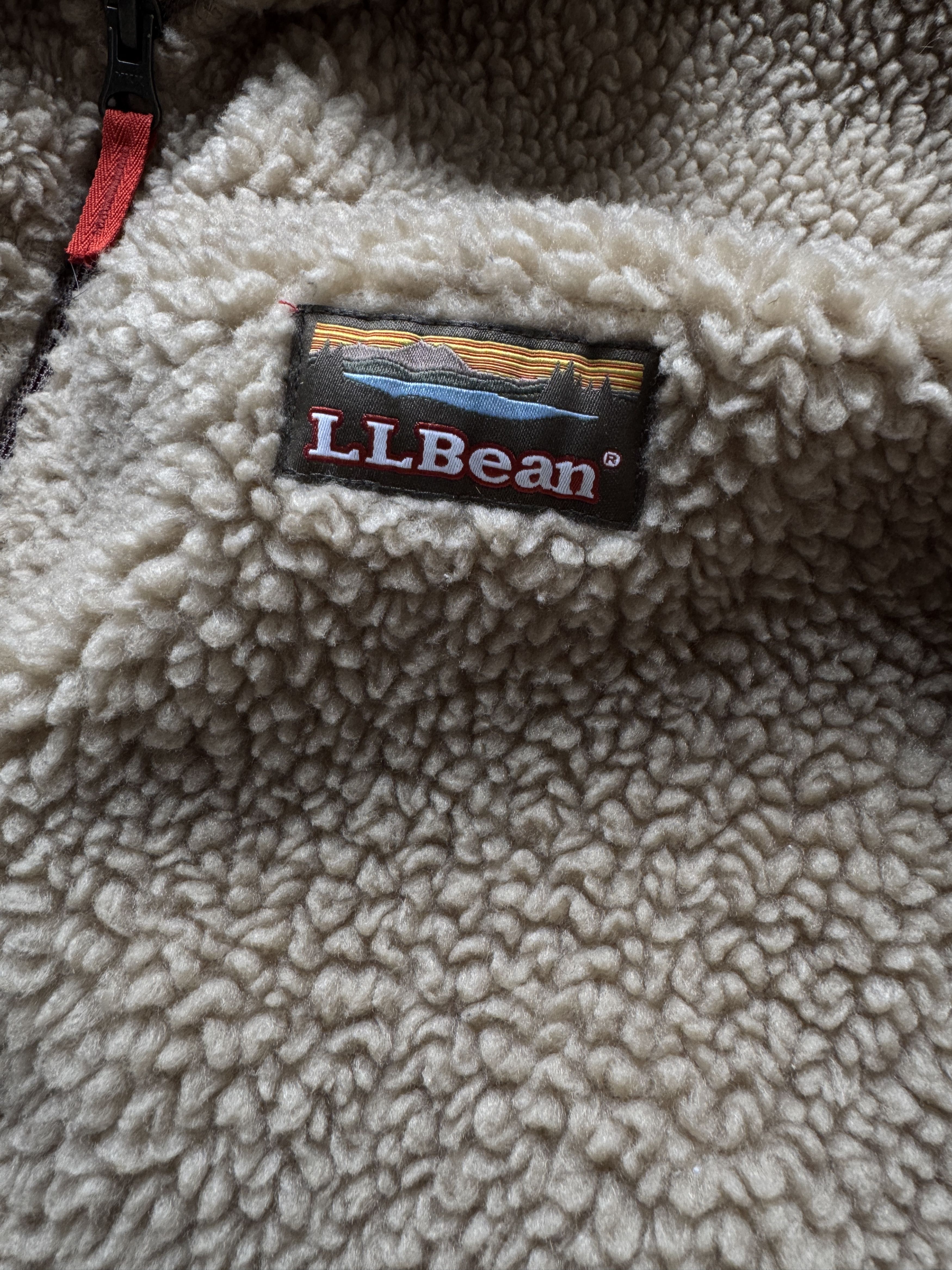 L.L. Bean Vintage L.L. Bean Oatmeal Fleece w/ Mesh Liner M Size US M / EU 48-50 / 2 - 2 Thumbnail