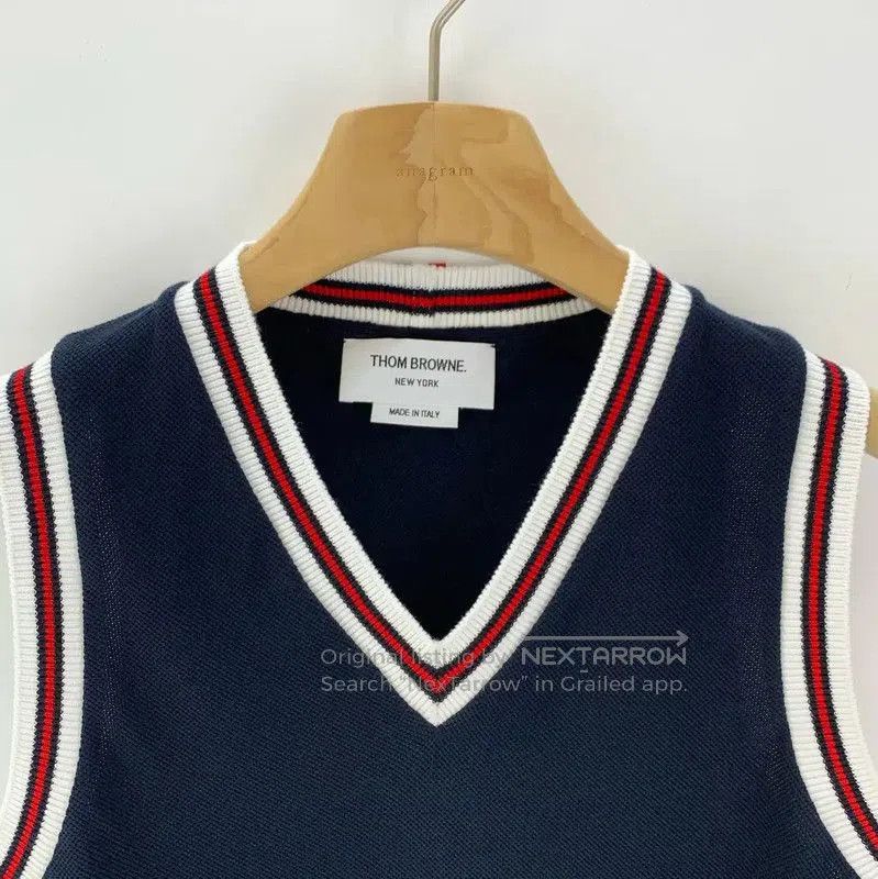 Thom Browne Thom Browne Blue Sleeveless Dress for Women . Size M / US 6-8 / IT 42-44 - 3 Thumbnail