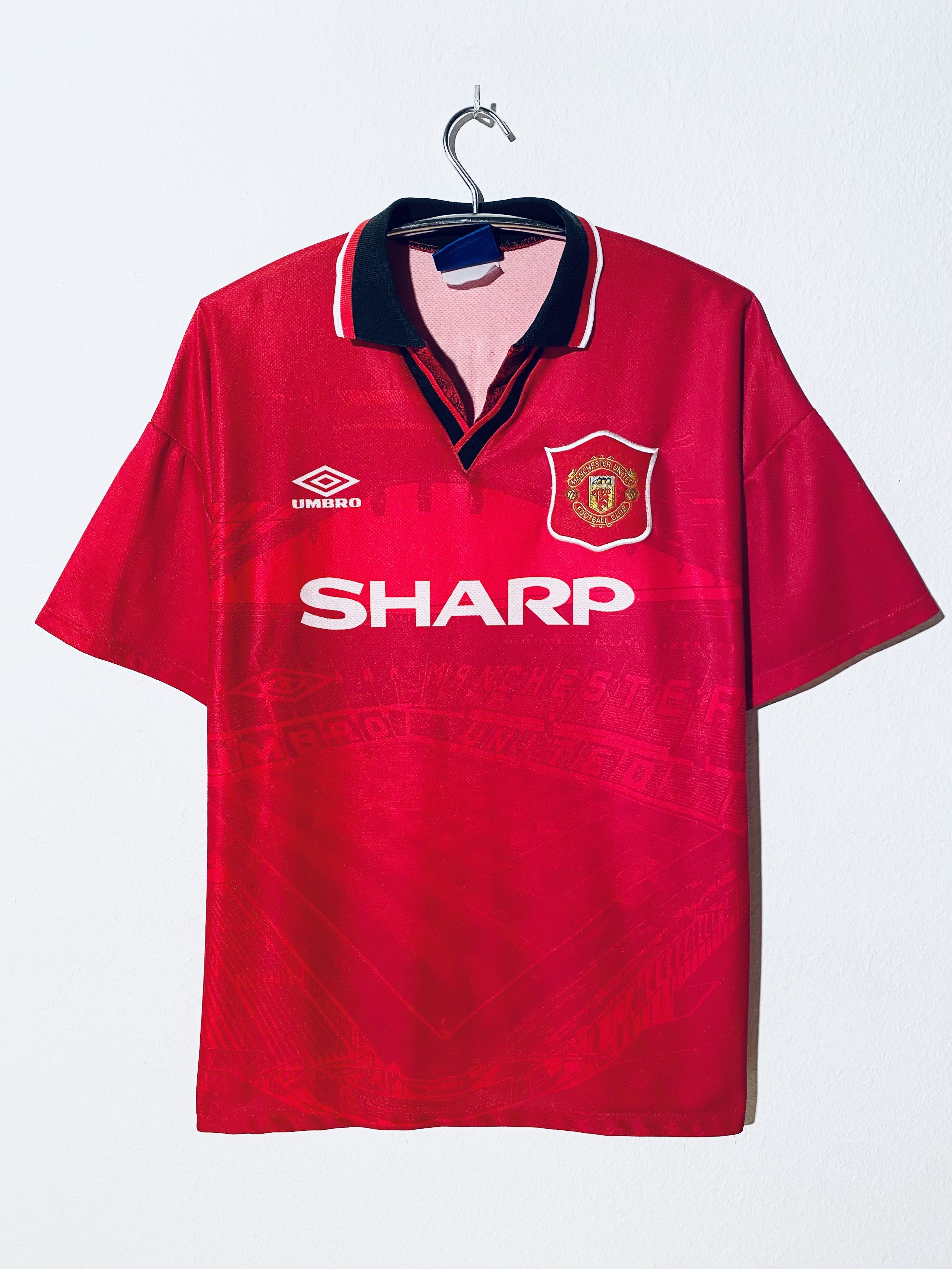 Umbro Manchester United Giggs Home Jersey Shirt 1994 - 1996 Size US L / EU 52-54 / 3 - 2 Thumbnail