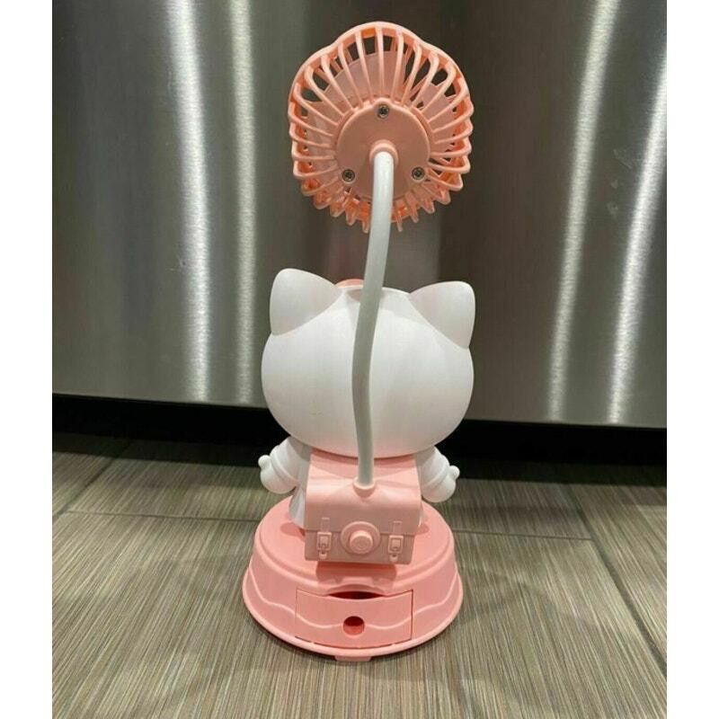 Designer Hello Kitty USB Rechargeable Table Fan with Pencil Sharpener Size ONE SIZE - 3 Thumbnail