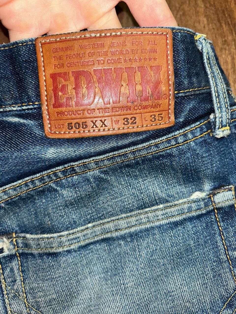 Edwin 505 XX SELVEDGE Size US 32 / EU 48 - 3 Thumbnail