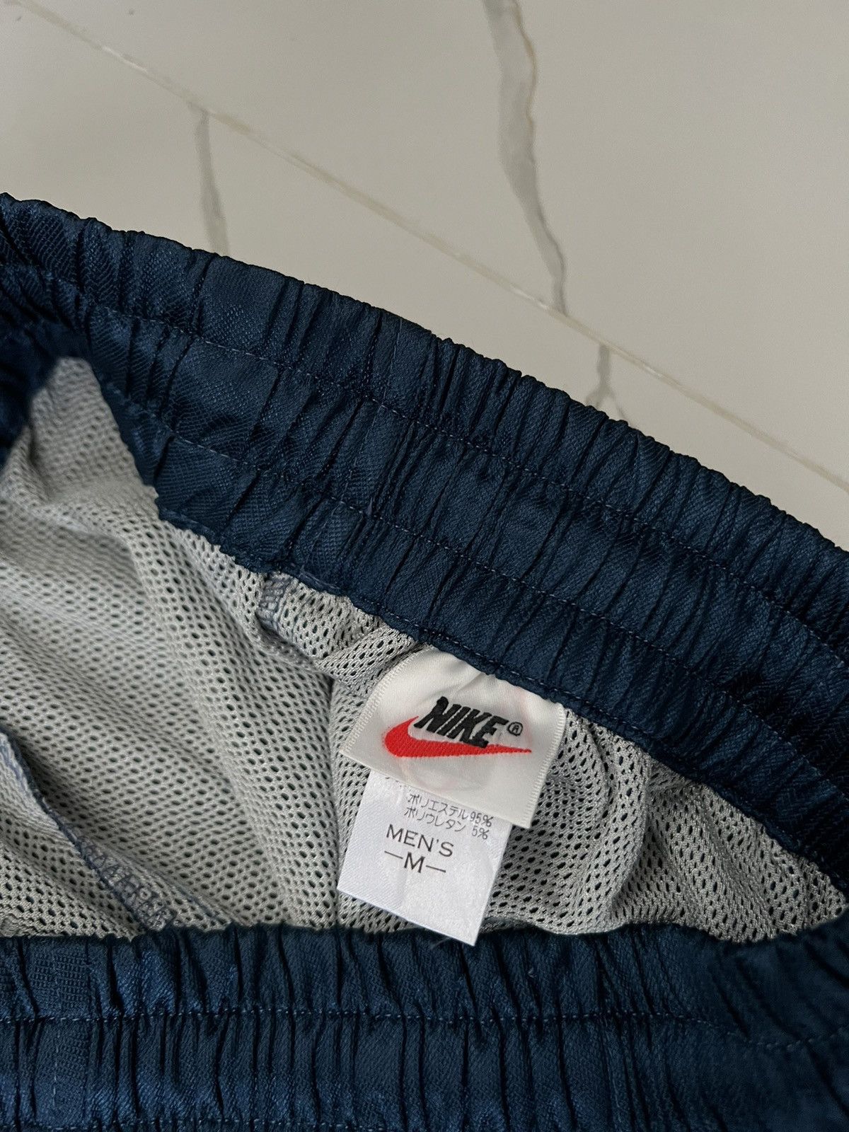 Nike × Vintage 90’s NIKE BIG DOUBLE SWOOSH LOGO BAGGY TRACK Y2K PANTS Size US 32 / EU 48 - 7 Thumbnail