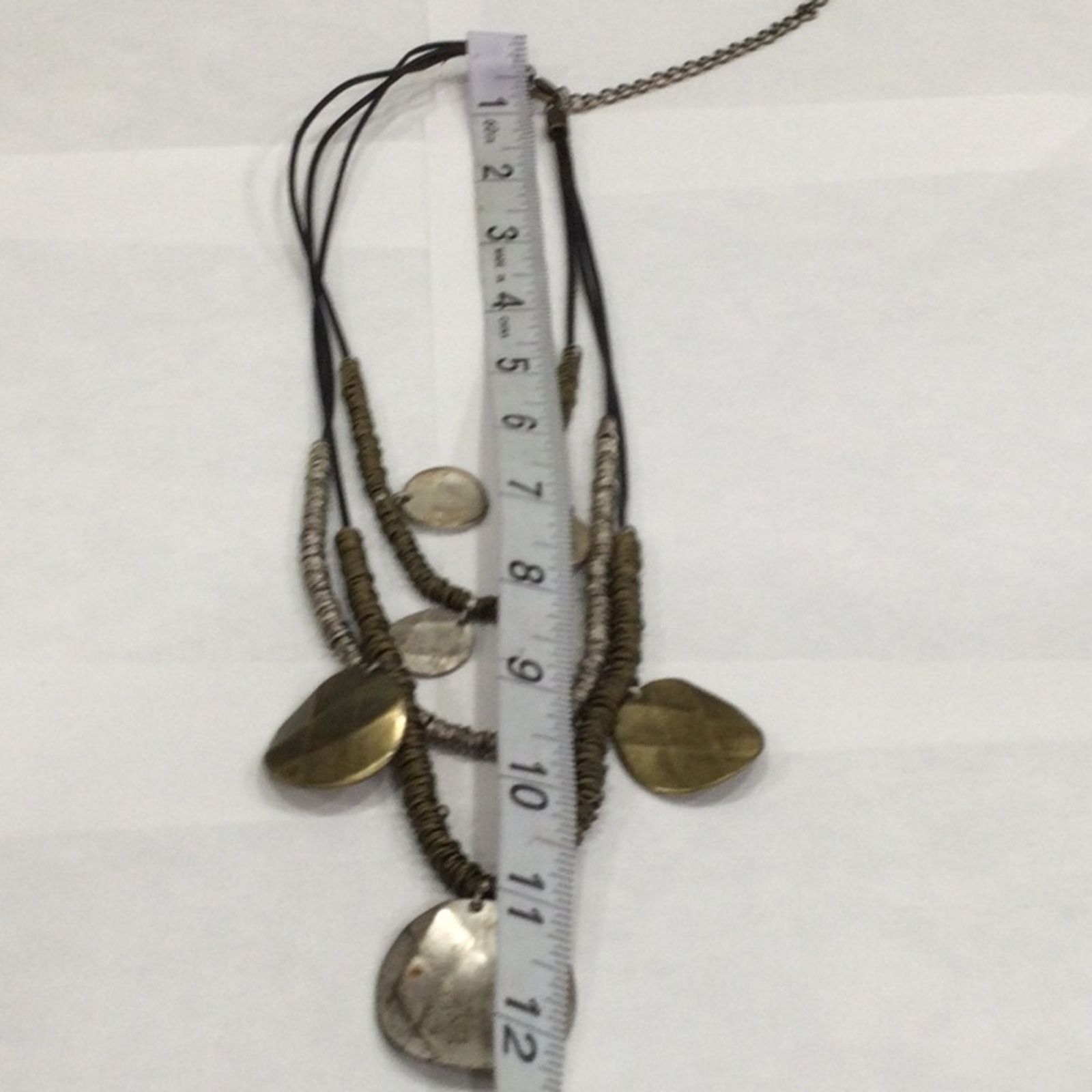 Chicos Chico's MultiLayered Gold & Silver Tone Necklace/Earring Set Size ONE SIZE - 14 Thumbnail
