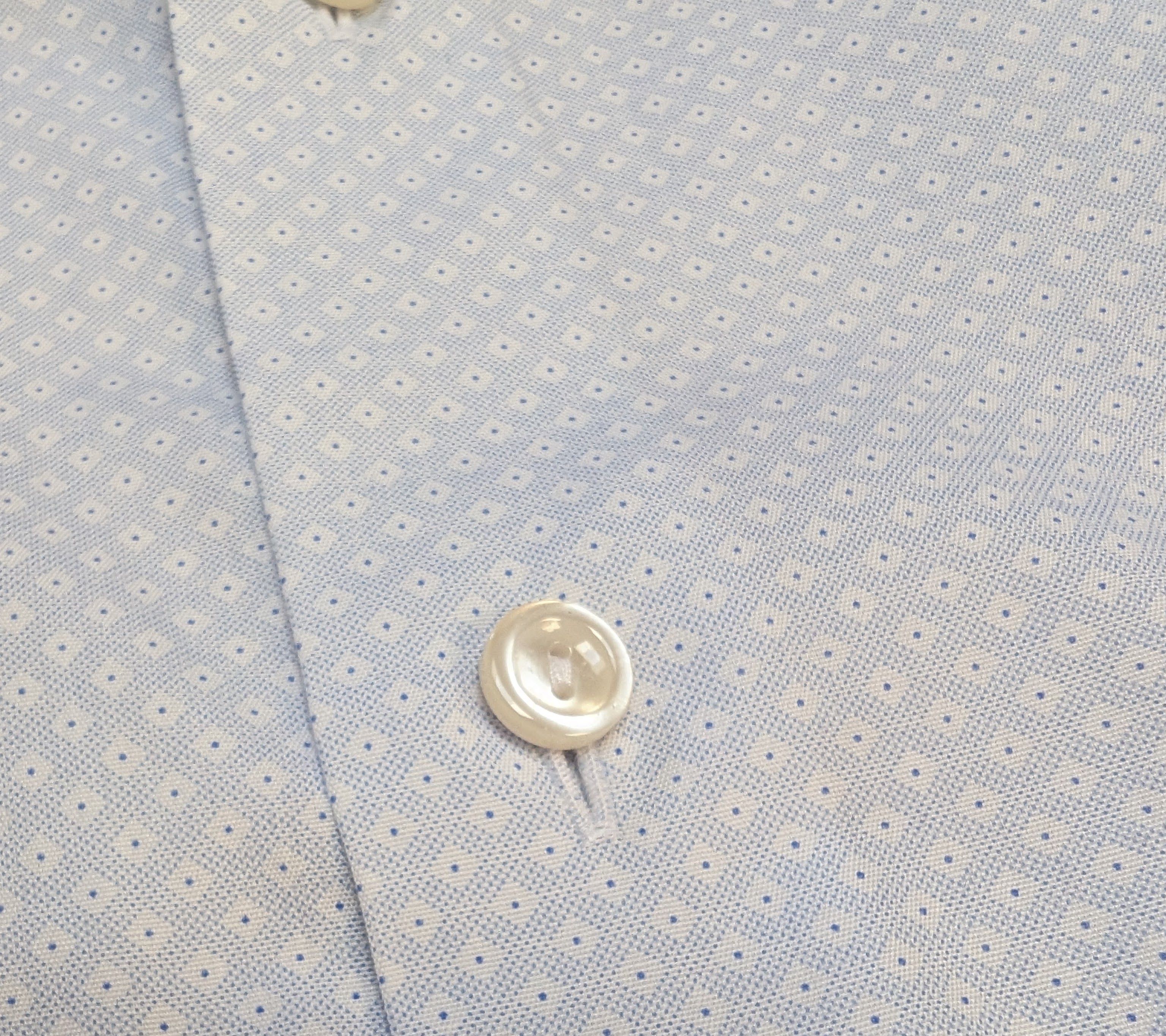 Eton Eton Blue Cotton Cutaway Collar Shirt - Size 16.5 Size US L / EU 52-54 / 3 - 4 Thumbnail