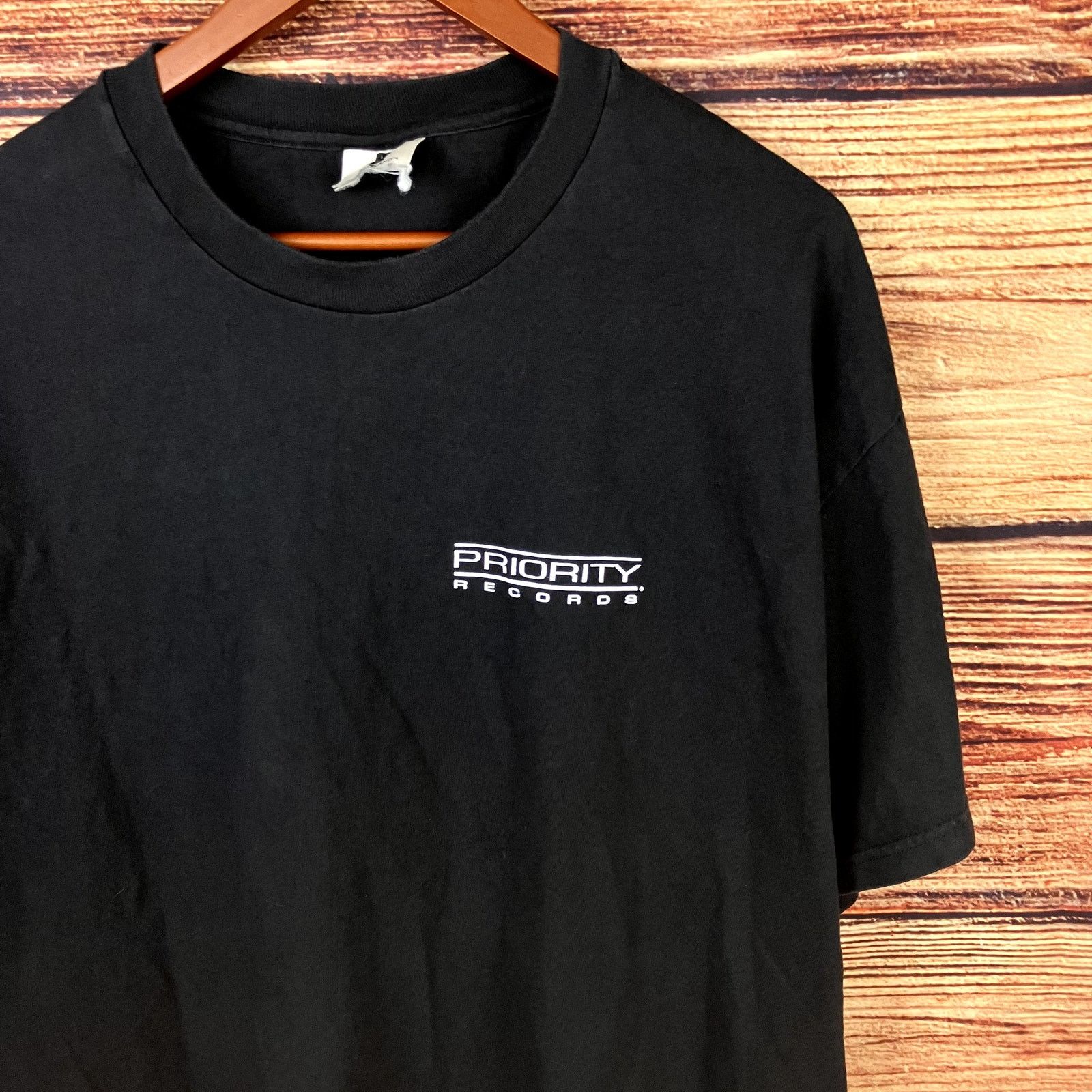 Vintage Vintage 1990s Priority Records Rap Label N.W.A Master P Tee Size US XL / EU 56 / 4 - 9 Thumbnail