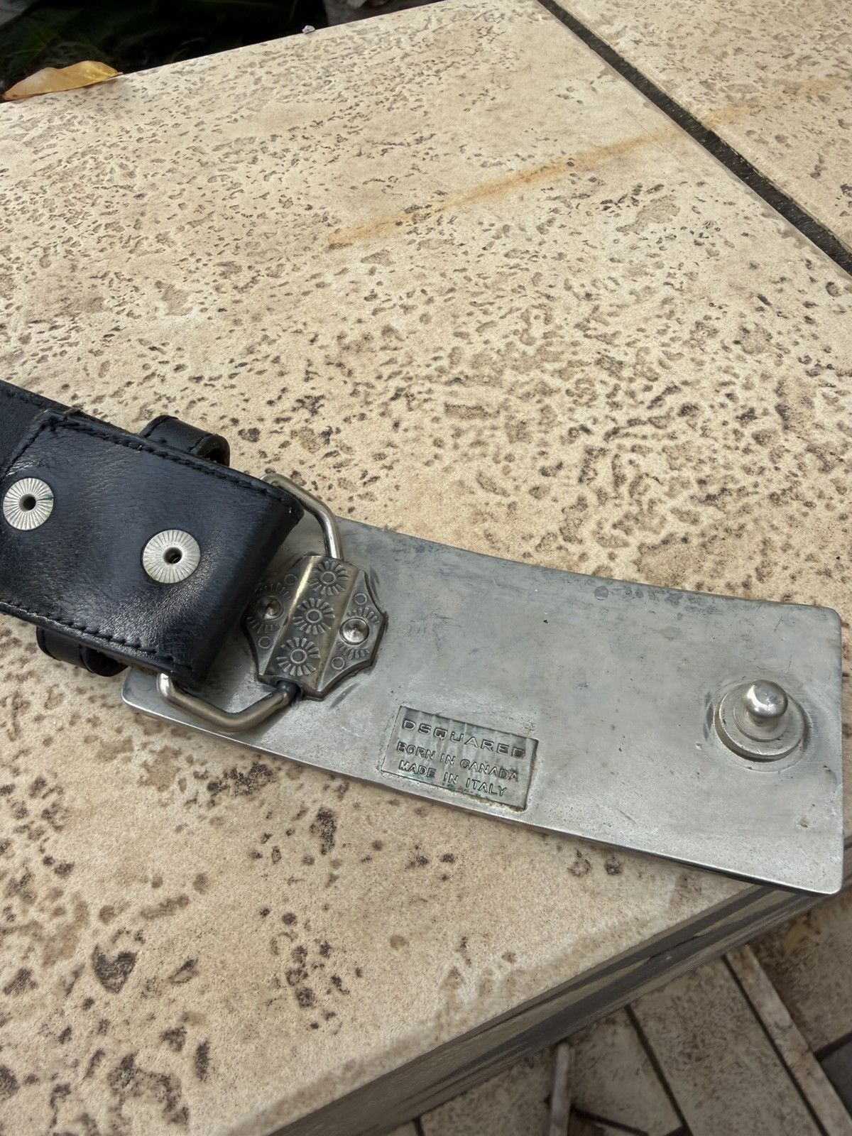Dsquared2 Dsquared Leather Belt Size ONE SIZE - 2 Thumbnail