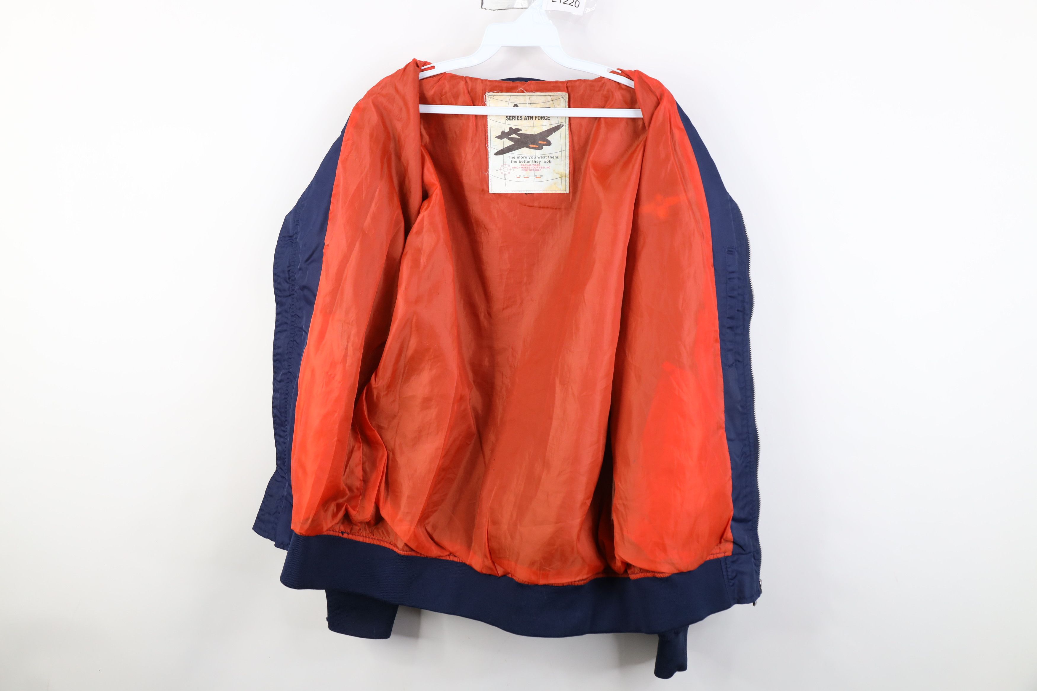 Vintage Vintage 90s Streetwear Military Style Flight Bomber Jacket Size US L / EU 52-54 / 3 - 10 Thumbnail