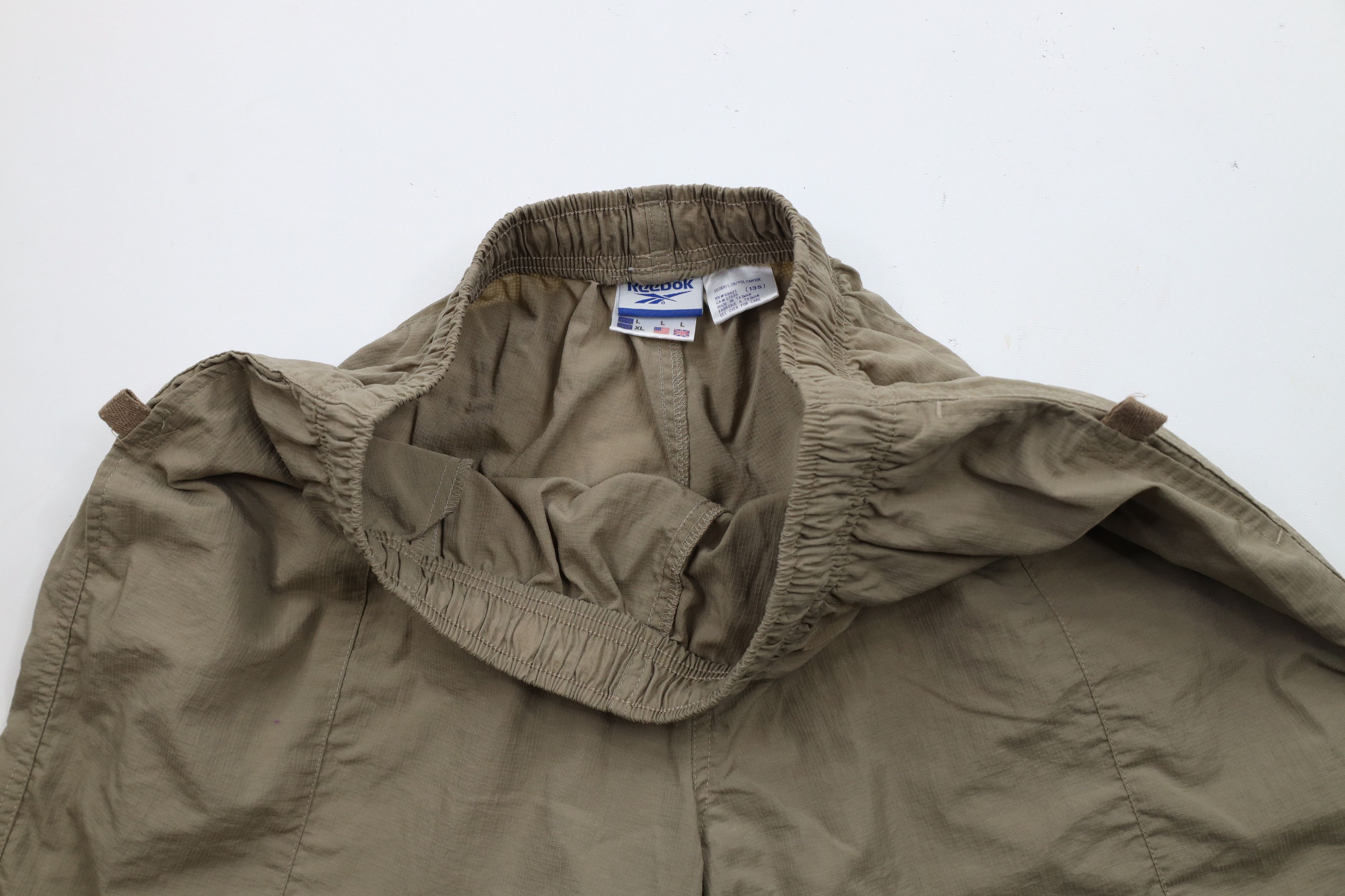 Reebok × Vintage Vintage 90s Reebok Out Ripstop Above Knee Shorts Baggies Size US 34 / EU 50 - 7 Thumbnail