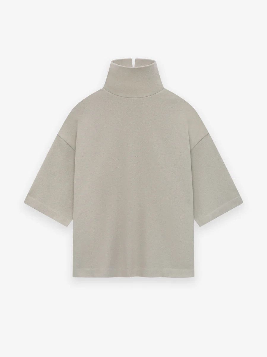 Fear of God o1s22i1n1024 Oversized High-Neck T Shirt in Grey Size US S / EU 44-46 / 1 - 1 Thumbnail
