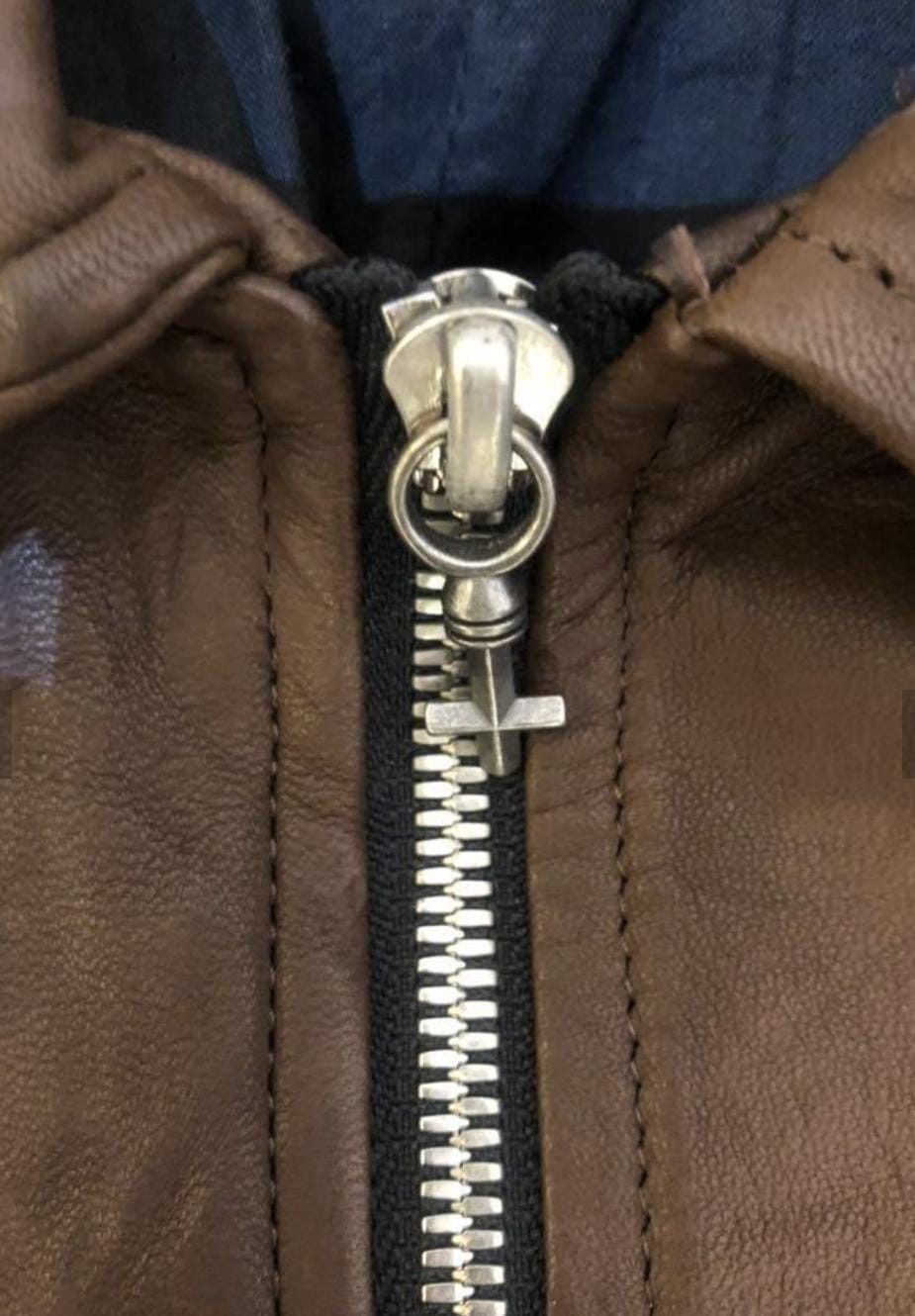 EYEFUNNY Eyefunny 925 silver leather jacket Size US S / EU 44-46 / 1 - 4 Thumbnail