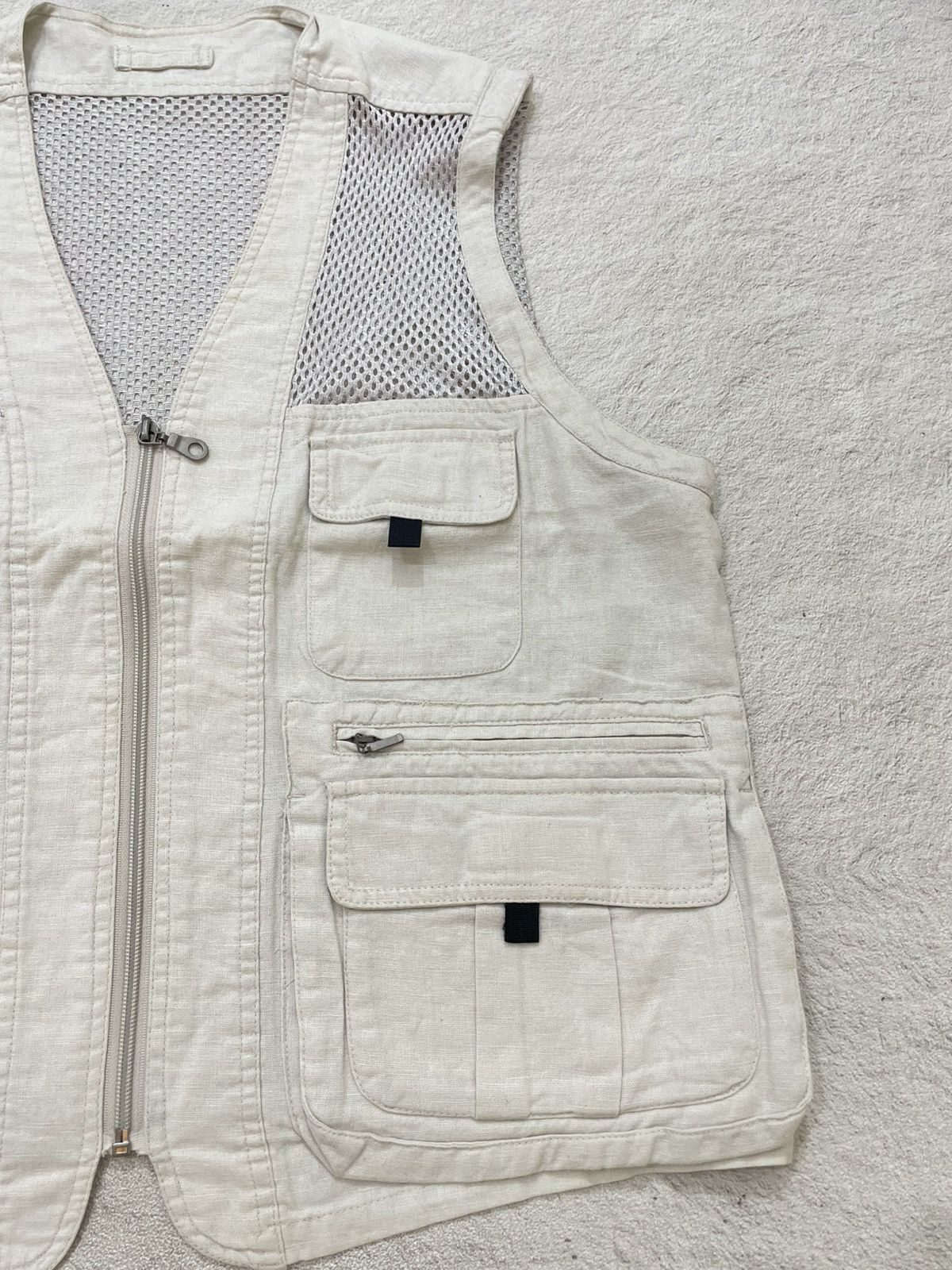 Japanese Brand 00s Utility Fishing Vest Multi Pocket Mesh Gorpcore Techwear Size US L / EU 52-54 / 3 - 3 Thumbnail