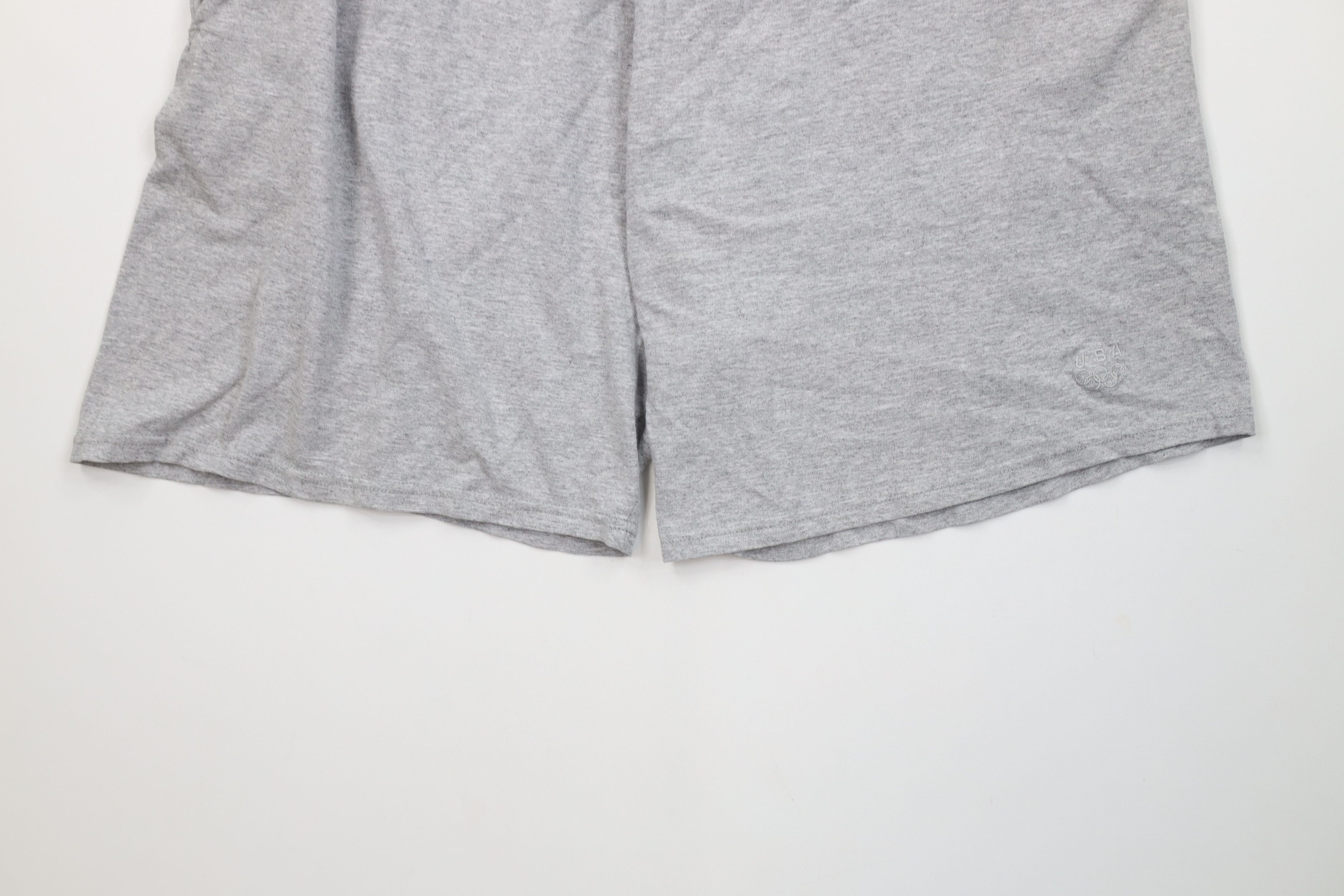 Vintage Vintage 90s USA Olympics Above Knee Shorts Heather Gray USA Size US 36 / EU 52 - 4 Thumbnail