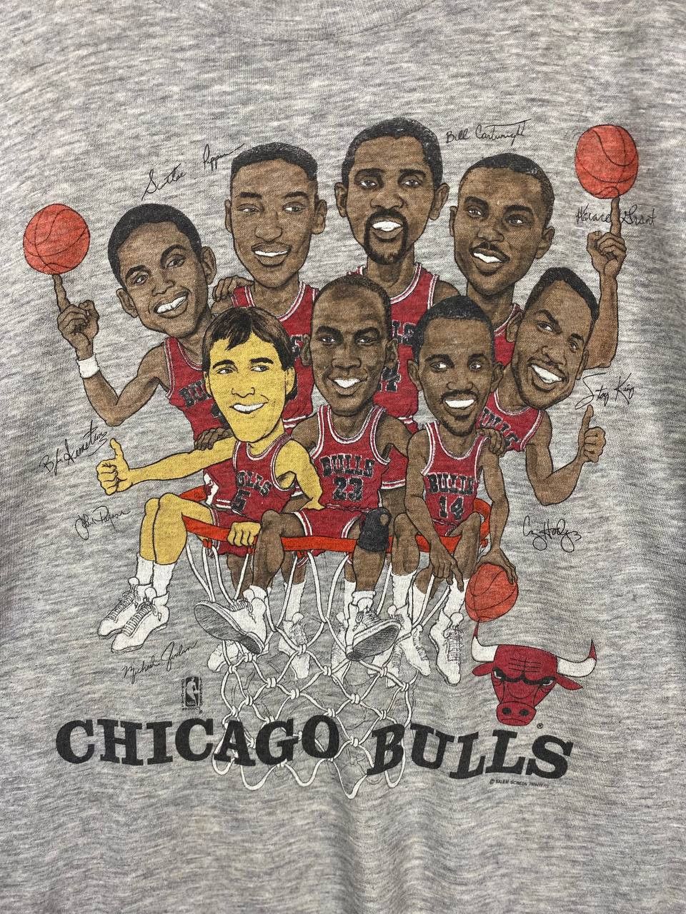 NBA vintage chicago bulls by salem sportswear nice design Size US L / EU 52-54 / 3 - 2 Thumbnail