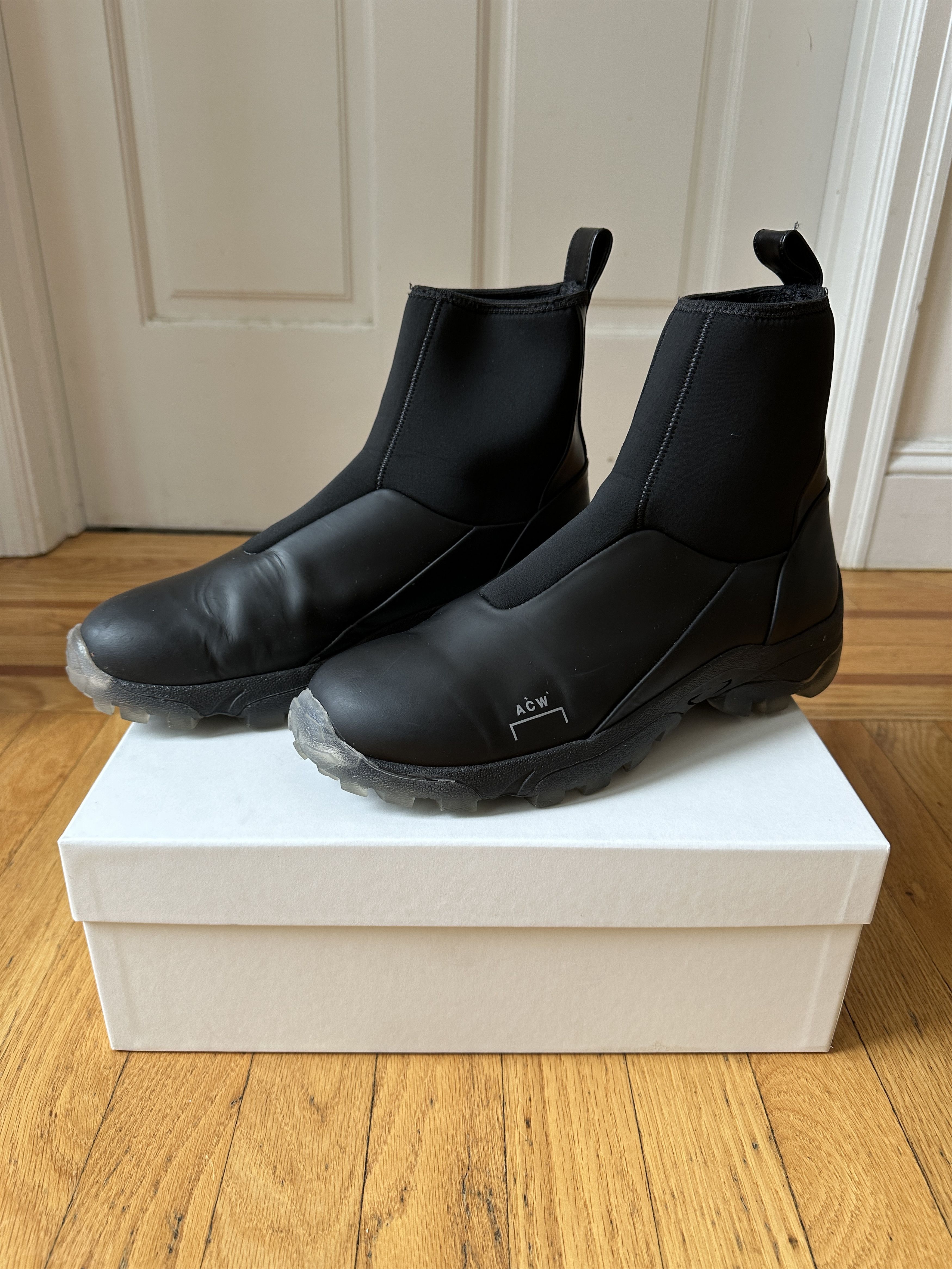 image of A Cold Wall A-Cold-Wall Nc.2 High Sneakers in Black, Men's (Size 8)