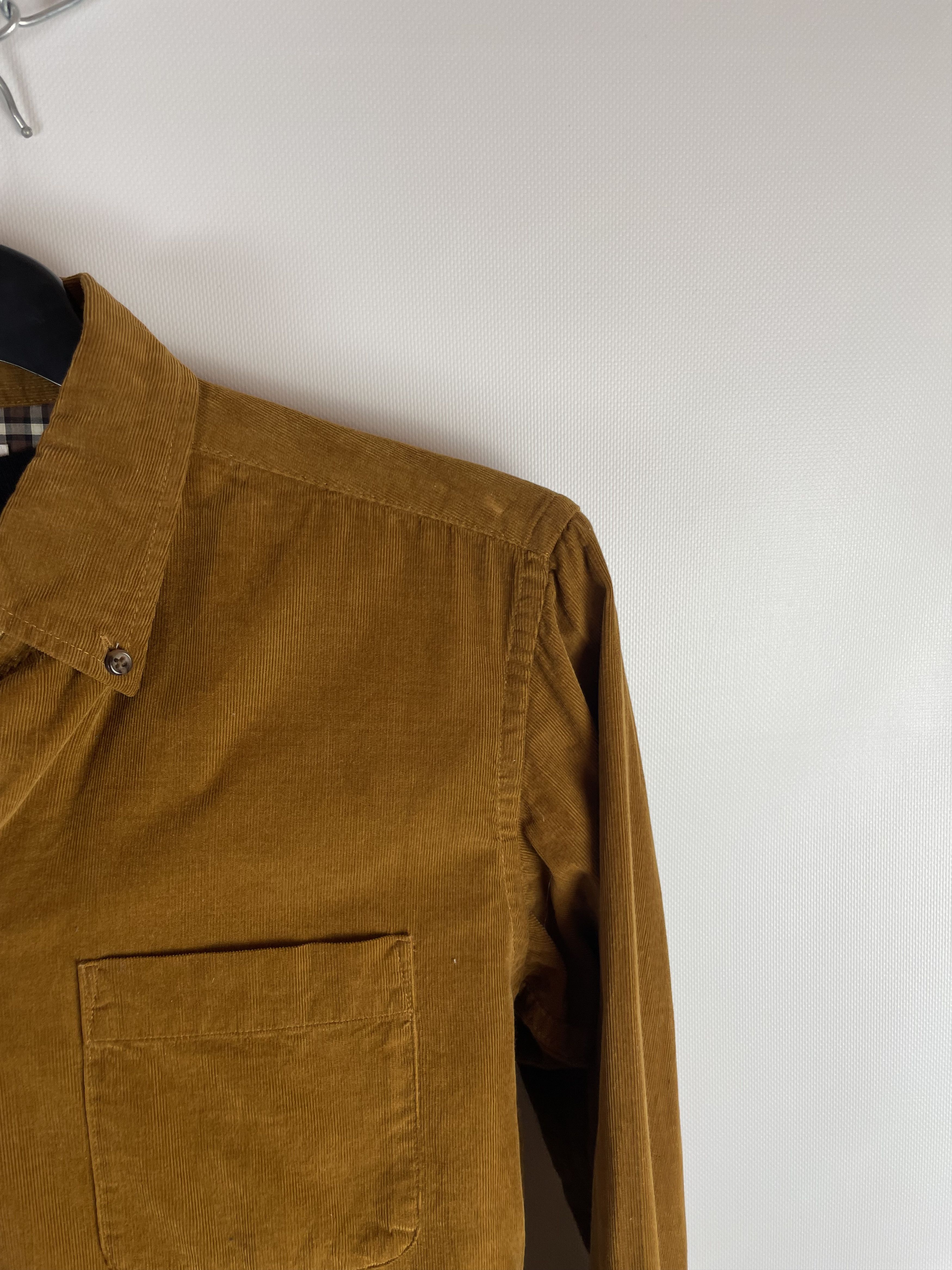 Flannel Flannel Uniqlo Corduroy Vintage Mens Shirt Size US L / EU 52-54 / 3 - 4 Thumbnail