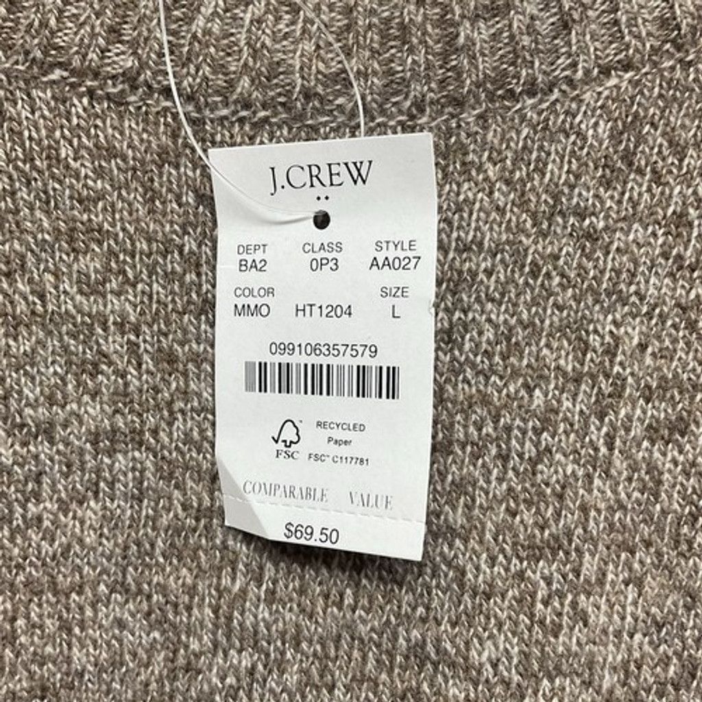 J.Crew NWT J. Crew Lambswool Blend Knit Crewneck Sweater Men Size L Size US L / EU 52-54 / 3 - 4 Thumbnail