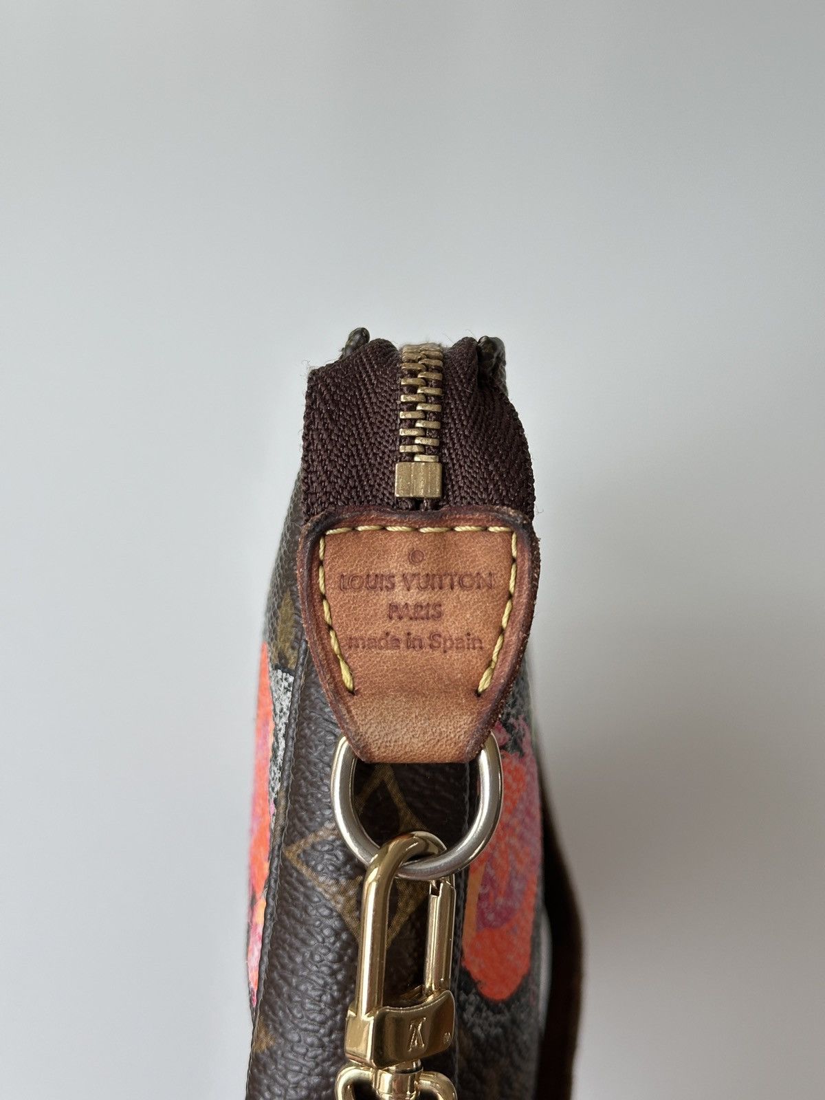 Louis Vuitton LOUIS VUITTON Pochette Bag Accessories Stephen Sprouse Roses Size ONE SIZE - 10 Thumbnail