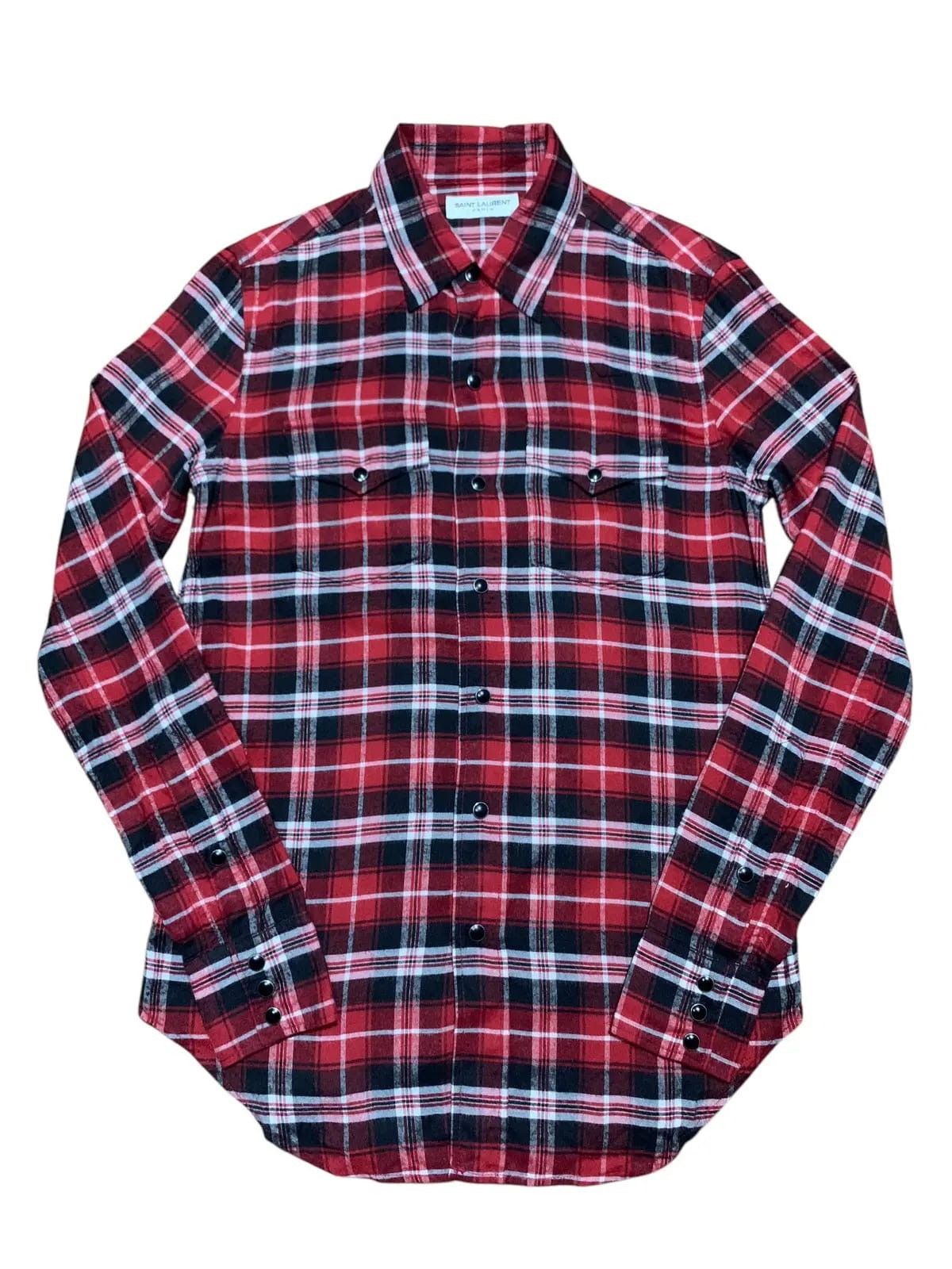 Hedi Slimane Saint laurent paris western flannel Size US XS / EU 42 / 0 - 5 Thumbnail