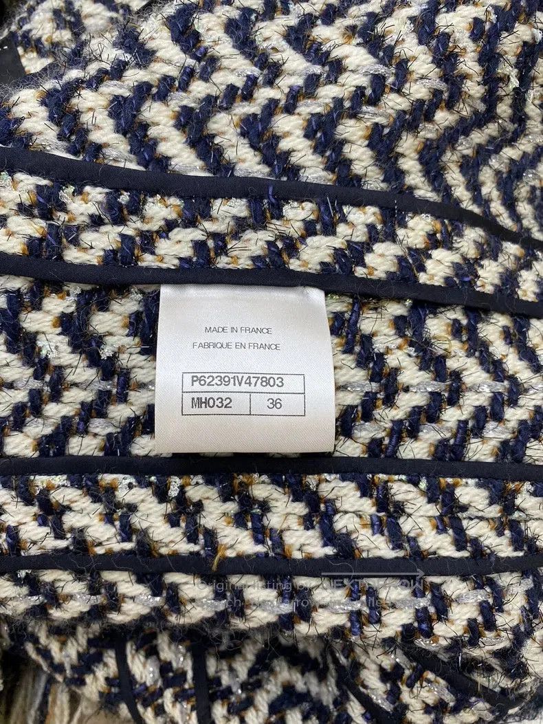Chanel Chanel Colorblock Fringe Short Jacket. Size US M / EU 48-50 / 2 - 5 Thumbnail