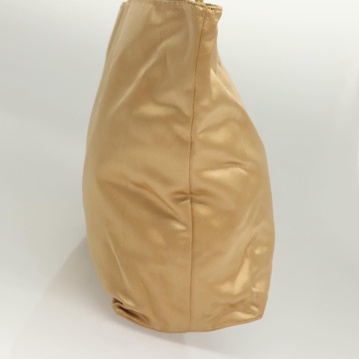 Prada PRADA Tote Bag Satin Champagne Gold Size ONE SIZE - 5 Thumbnail