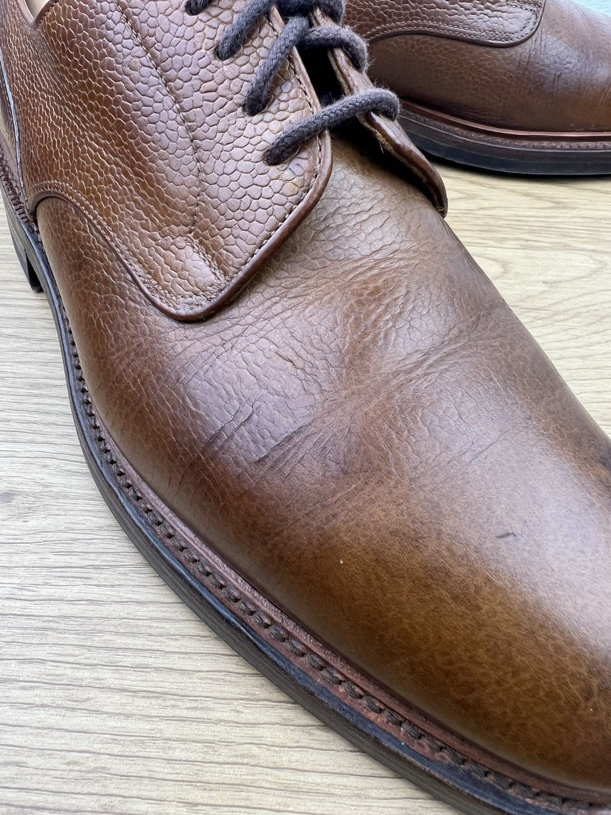 Loake LOAKE Derby Leather Shoes Lace Up Handmade in England Men’s Size US 9.5 / EU 42-43 - 9 Thumbnail