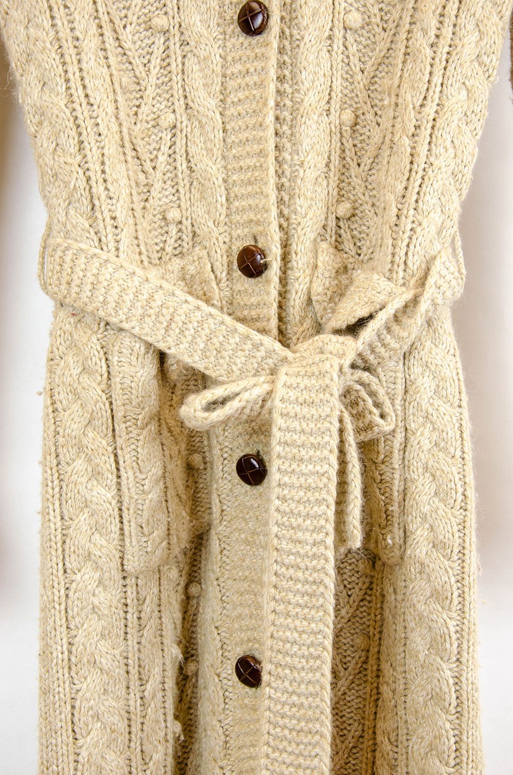 Ralph Lauren Ralph Lauren Cable Knit Cardigan Coat – L Size L / US 10 / IT 46 - 7 Thumbnail