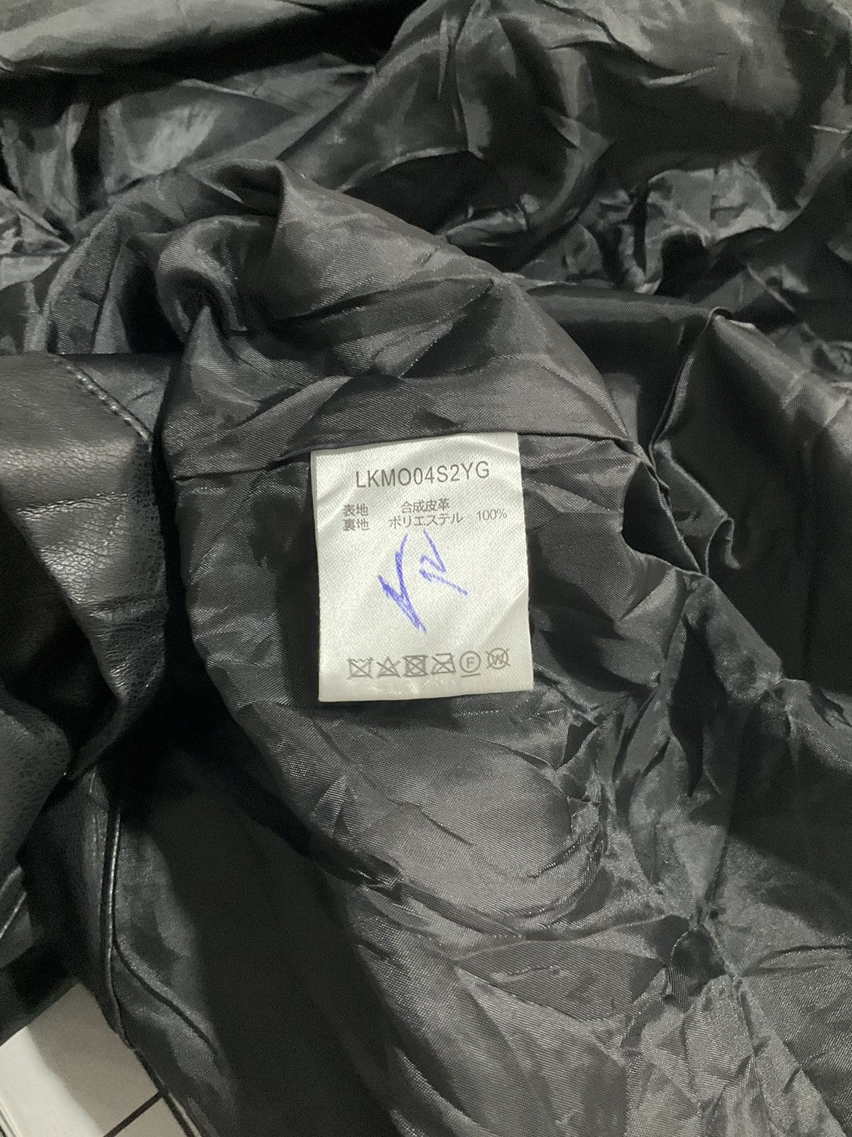 Other Men Black Soft Hoodie Leather Jacket Size US L / EU 52-54 / 3 - 9 Thumbnail