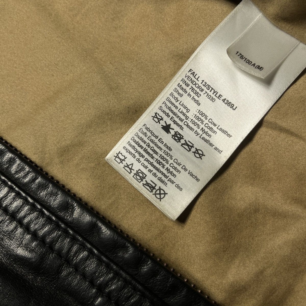 Timberland Timberland Earthkeepers Collared Zip-up Cow Leather Jacket Size US L / EU 52-54 / 3 - 7 Thumbnail