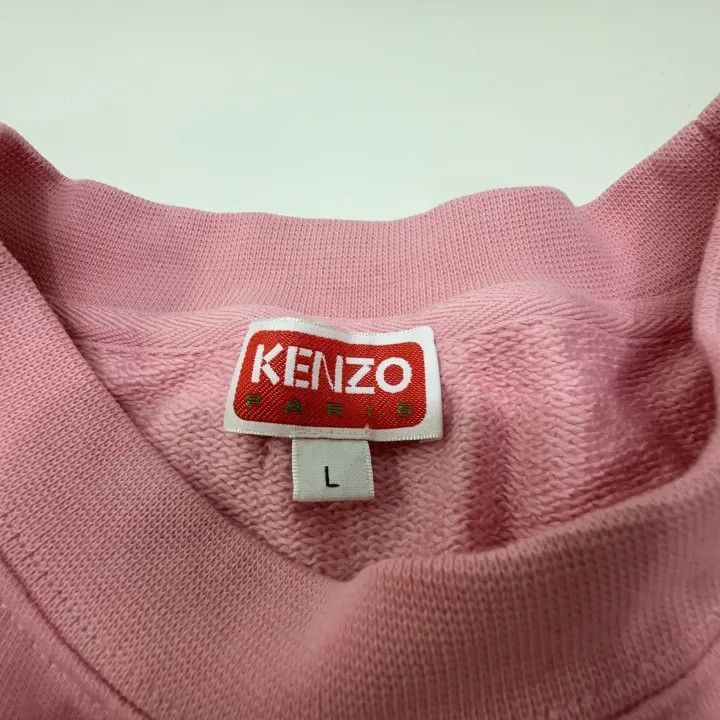 Kenzo KENZO Floral Logo Long Sleeve Sweatshirt -2507 Size L / US 10 / IT 46 - 4 Thumbnail
