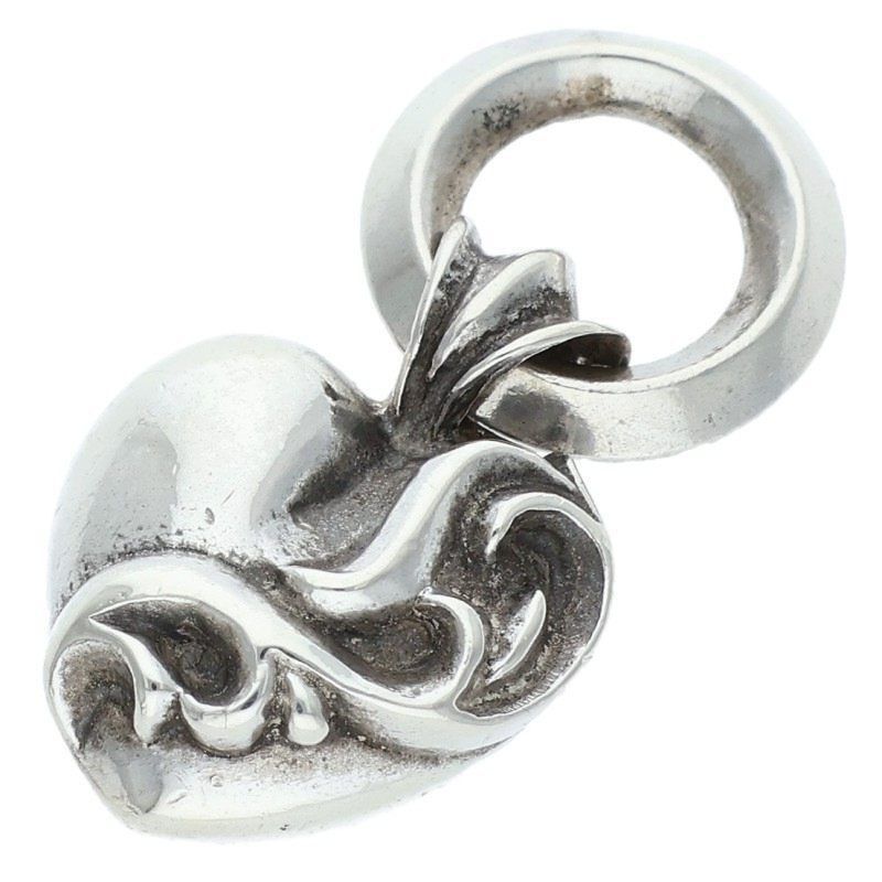 Chrome Hearts Chrome Hearts Silver Heart Charm Necklace Size ONE SIZE - 1 Thumbnail