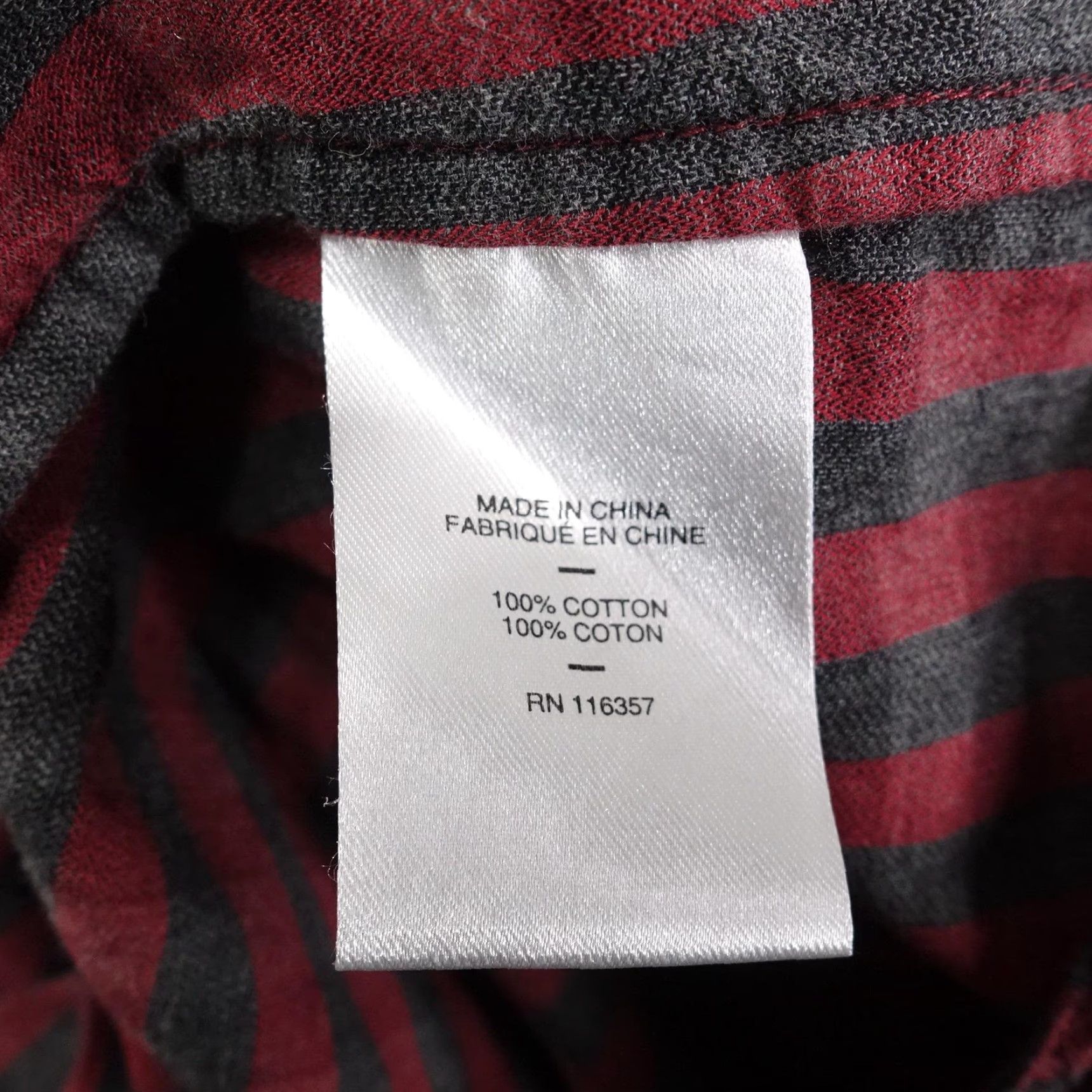 Vintage ZACHARY PRELL Shirt Mens L Red Check Flannel Long Sleeve Button-Up Slim Fit 100% Cotton Size US L / EU 52-54 / 3 - 7 Thumbnail