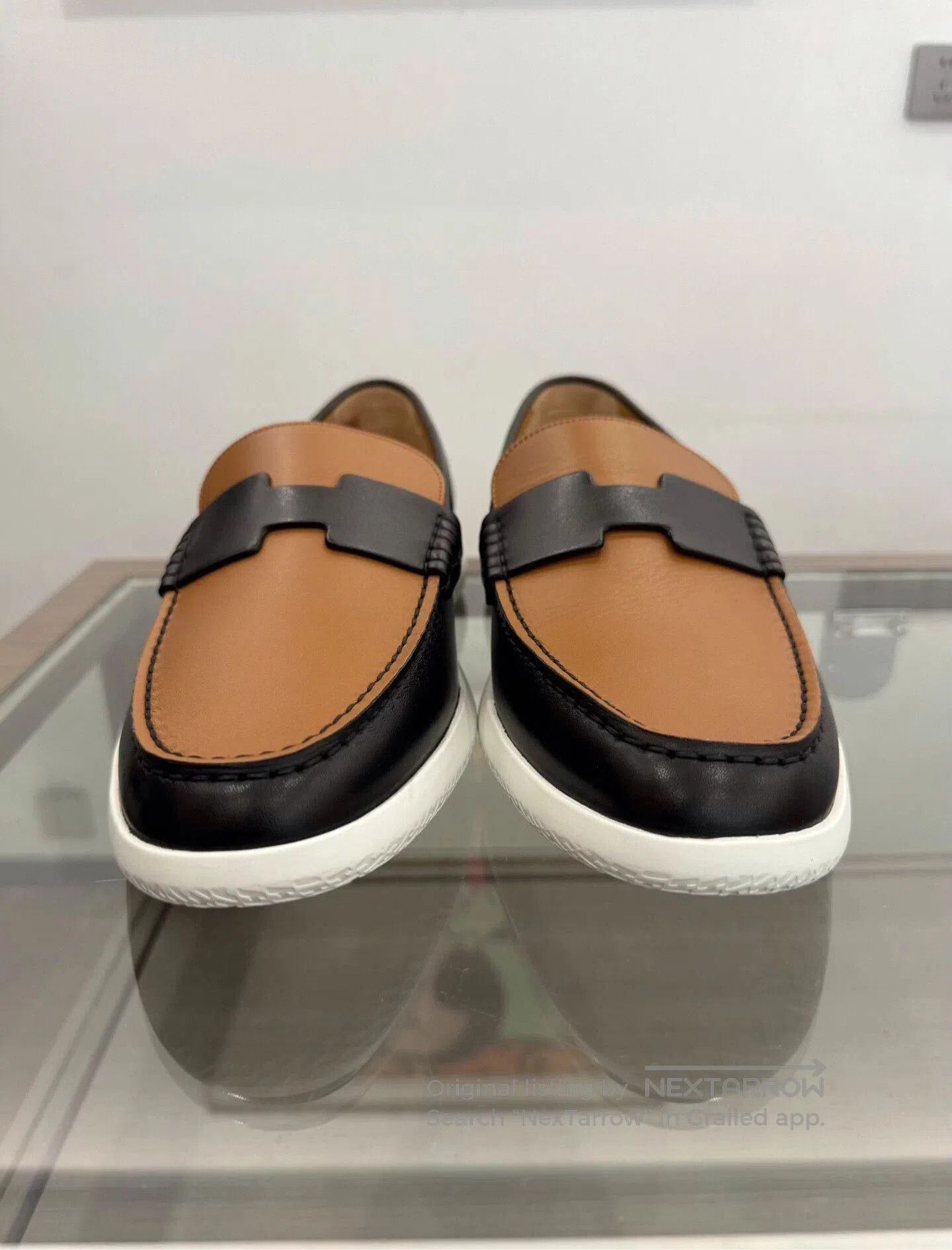 Hermes Brown Slip-On Shoes Size 8. Size US 8 / EU 41 - 2 Thumbnail