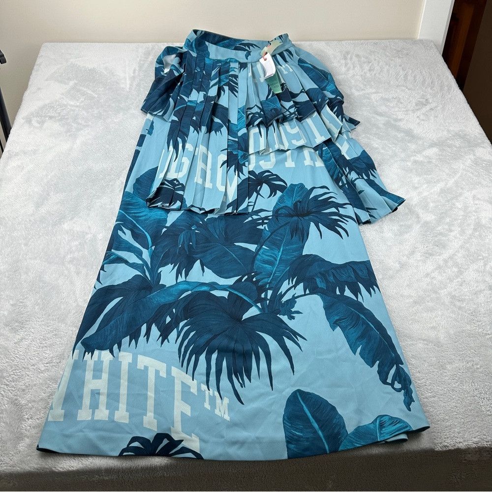 Off-White Off-White NWT Gender Inclusive Jungle Print Maxi Skirt Size Size S / US 4 / IT 40 - 8 Thumbnail