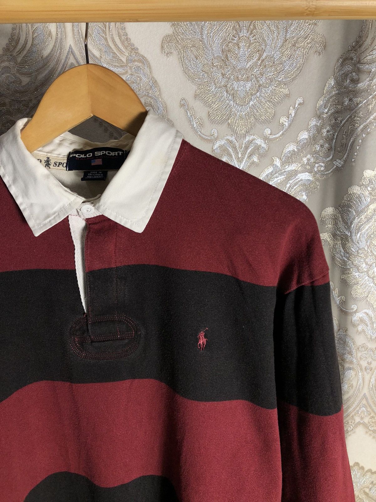 Polo Ralph Lauren VINTAGE POLO RALPH LAUREN SPORT DESIGNER RUGBY RETRO Y2K 90s Size US L / EU 52-54 / 3 - 2 Thumbnail