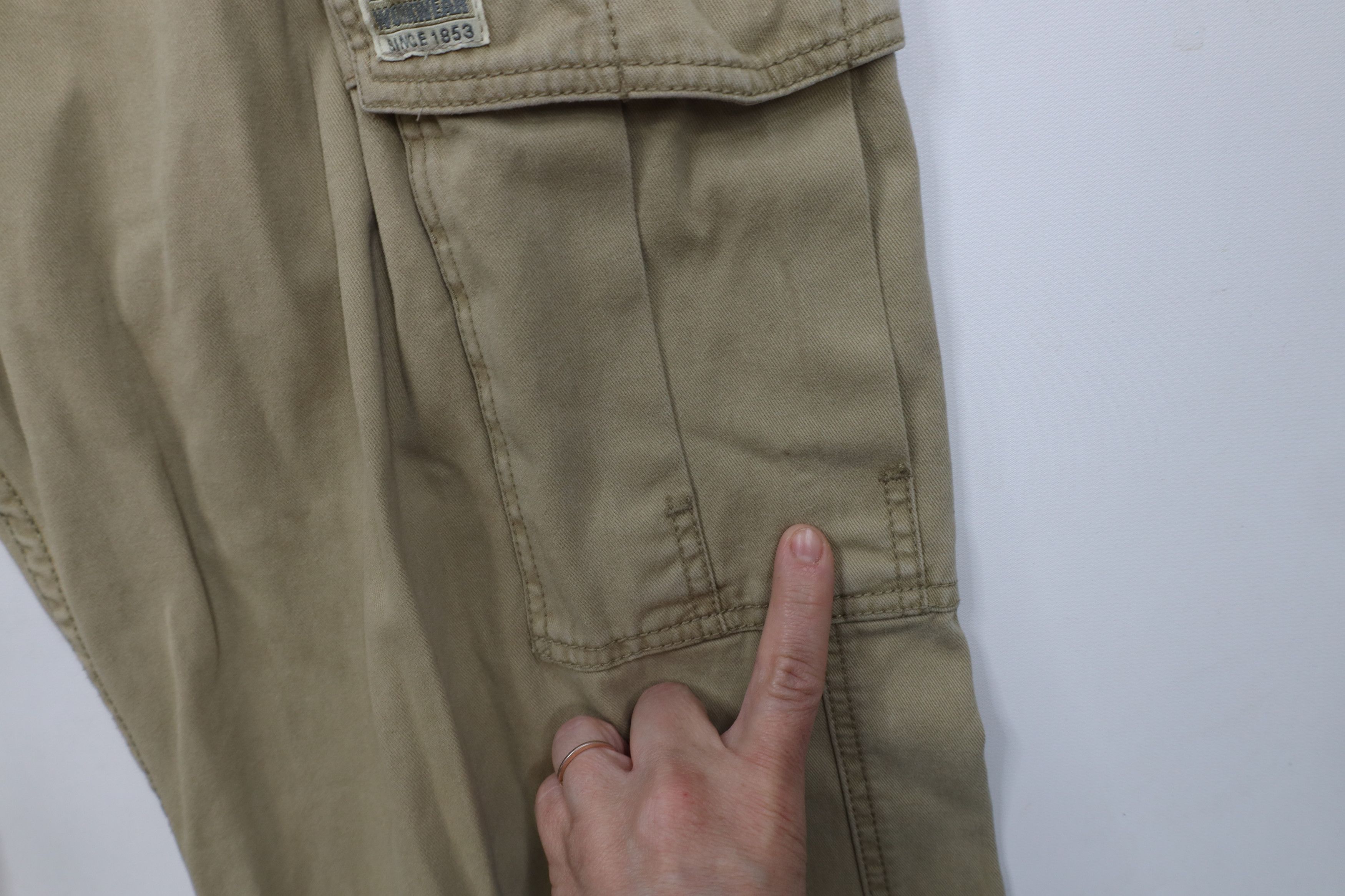Levi's × Vintage Vintage Y2K Levis Fit Baggy Straight Wide Leg Cargo Pants Size US 36 / EU 52 - 7 Thumbnail