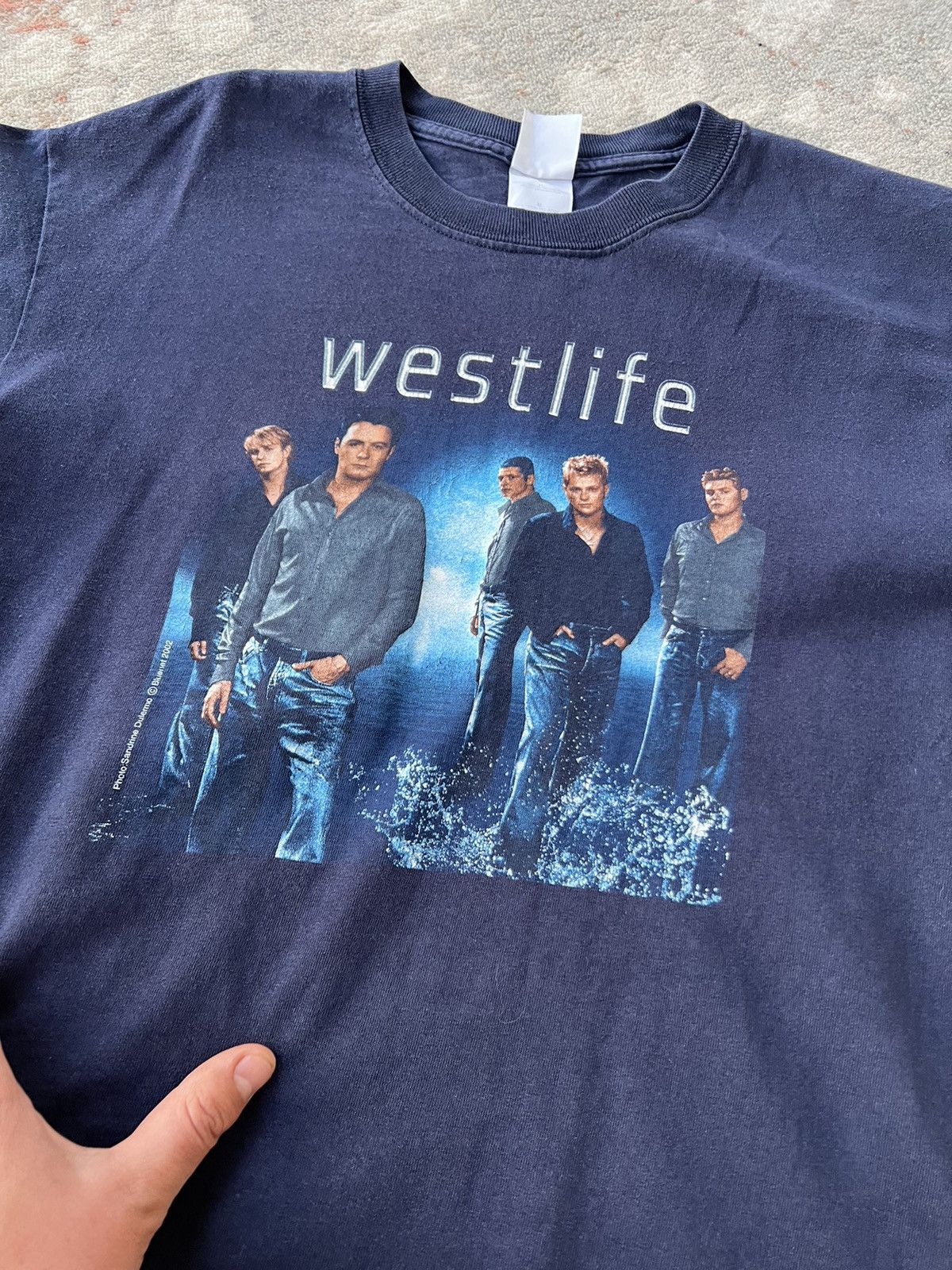 Band Tees Westlife 2002 World Of Our Tour Tee Size US M / EU 48-50 / 2 - 2 Thumbnail
