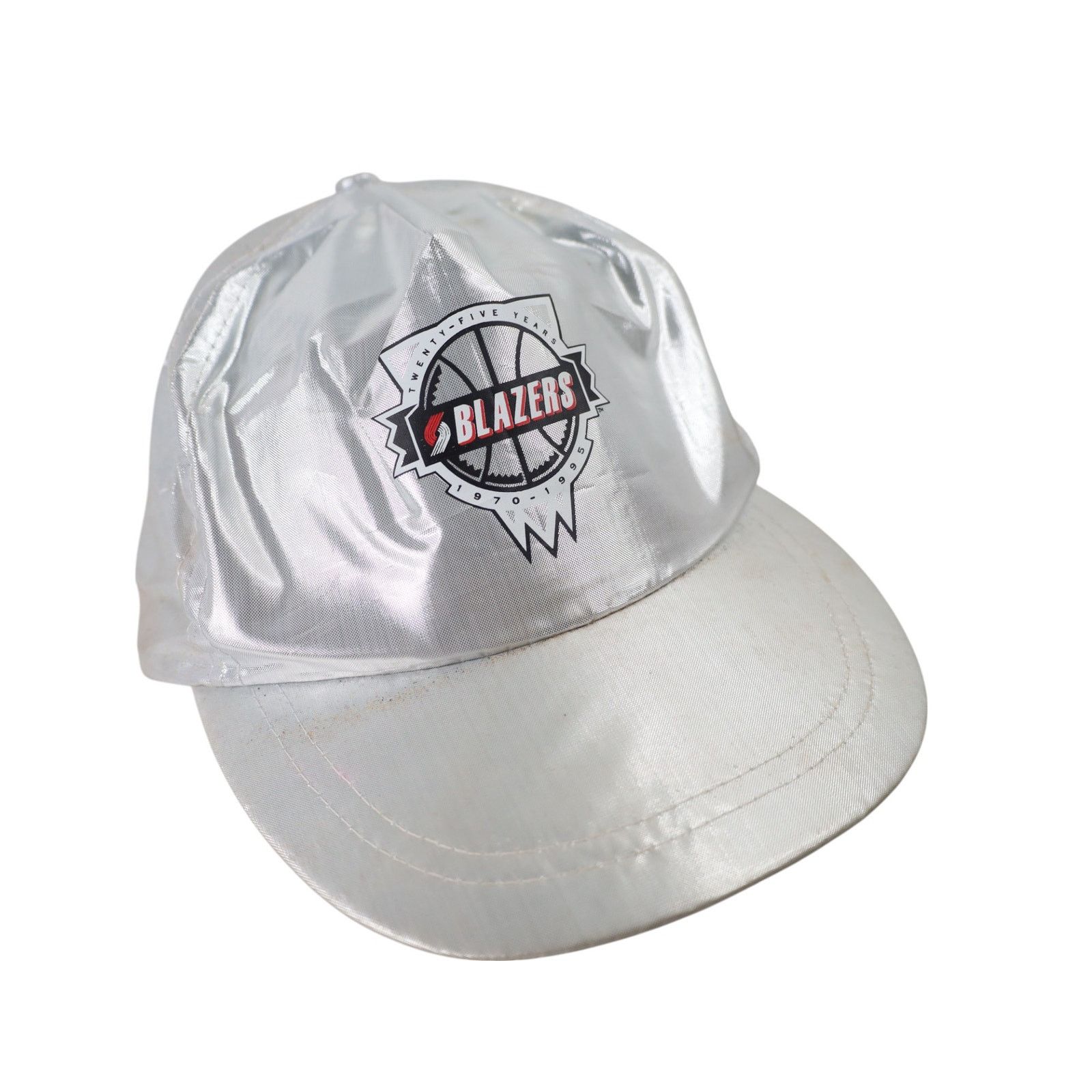 NBA × Vintage VTG 90s Portland Blazers 25th Anniversary Snapback Hat Size ONE SIZE - 2 Thumbnail