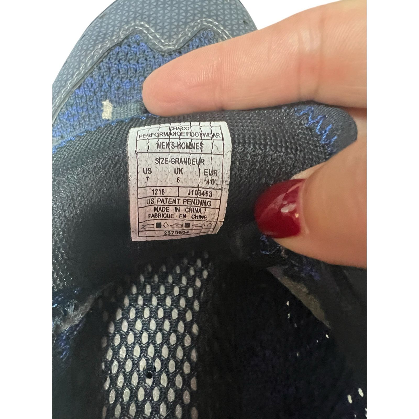 Chaco Chaco Men's Torrent Pro Shoe Size 7 Blue Size US 7 / EU 40 - 11 Thumbnail