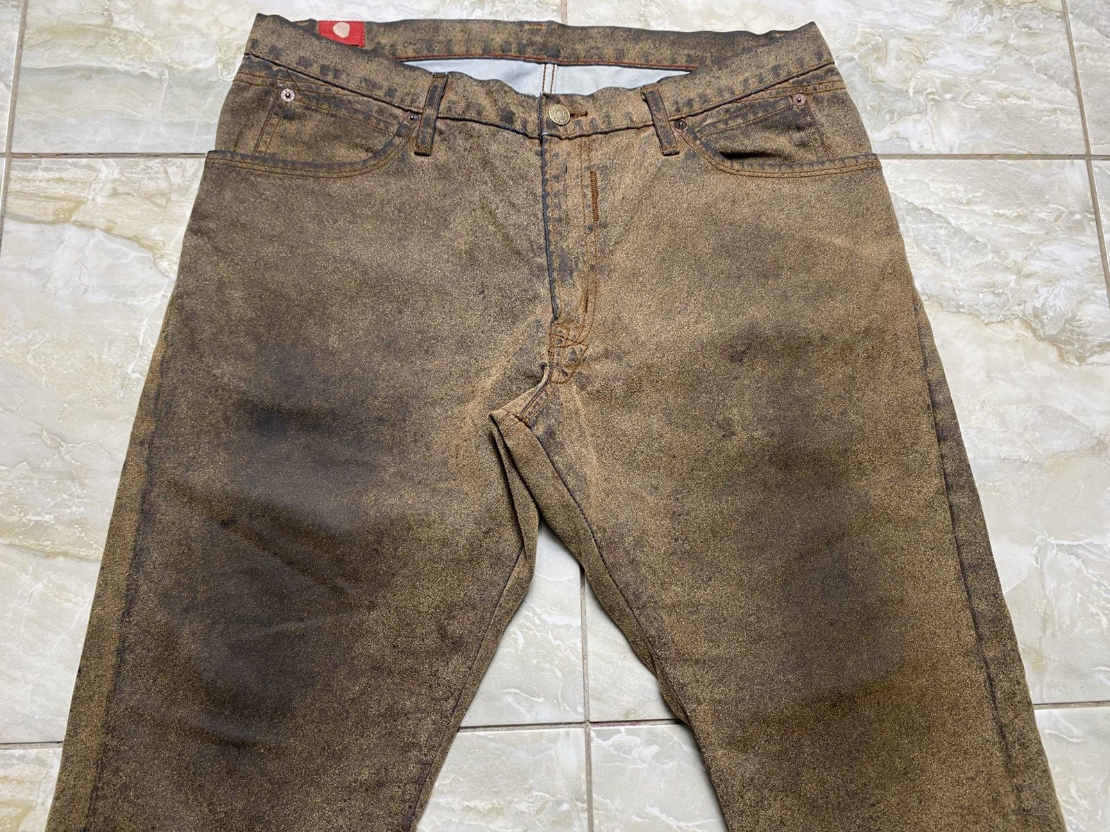 Japanese Brand 🇯🇵 Japanese Brand Blueway Leather Jeans Size US 34 / EU 50 - 7 Thumbnail
