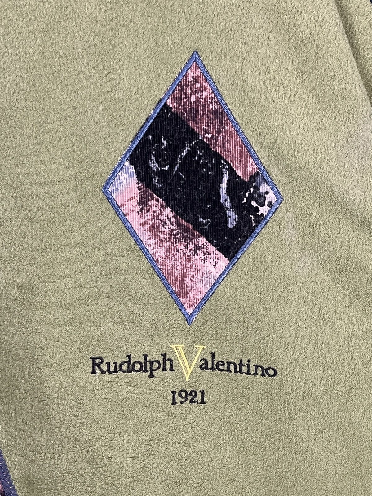 Vintage Vintage Rudolph Valentino Patchwork Sweatshirt Size US L / EU 52-54 / 3 - 7 Thumbnail