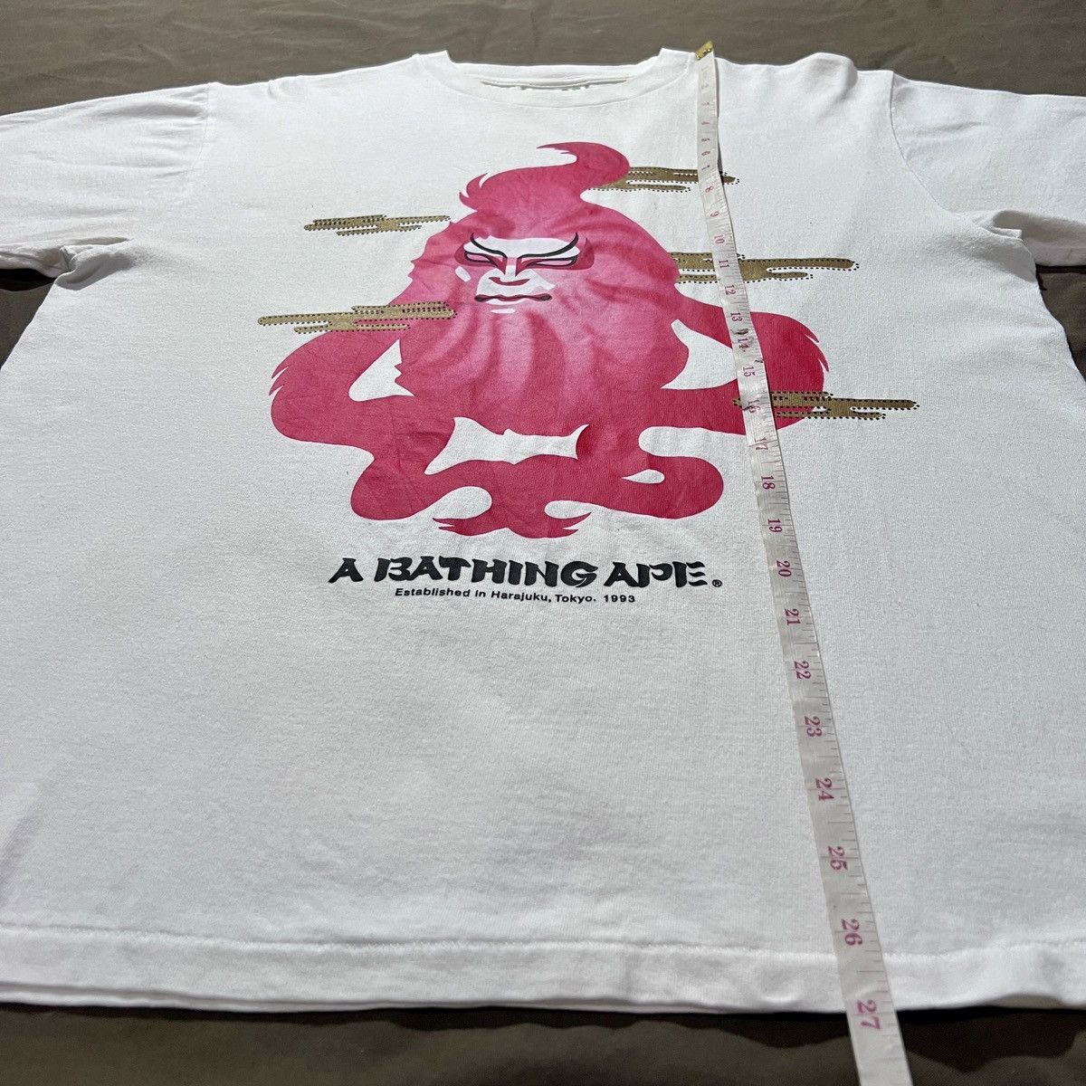 Bape A BATHING APE BAPE Kabuki Tee L Size US L / EU 52-54 / 3 - 14 Thumbnail