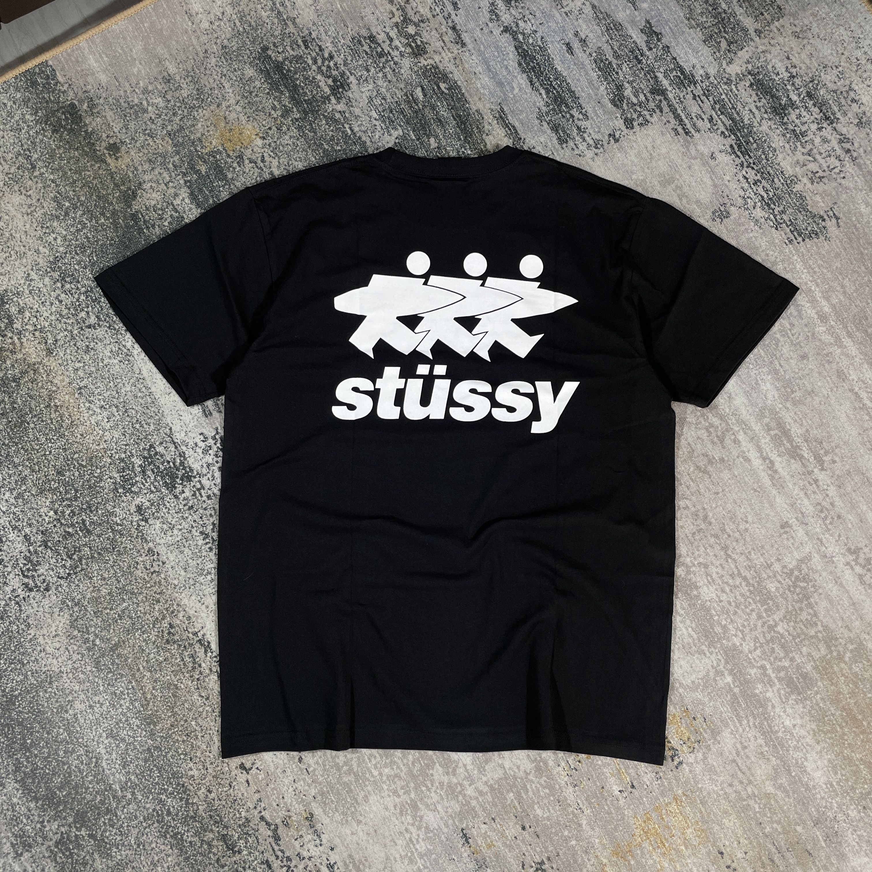Stussy Stussy Surfwalk Tee in Black M Size US M / EU 48-50 / 2 - 2 Thumbnail