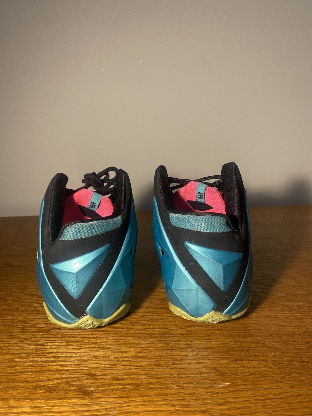 Nike Nike LeBron 11 “South Beach) Size US 12.5 / EU 45-46 - 3 Thumbnail