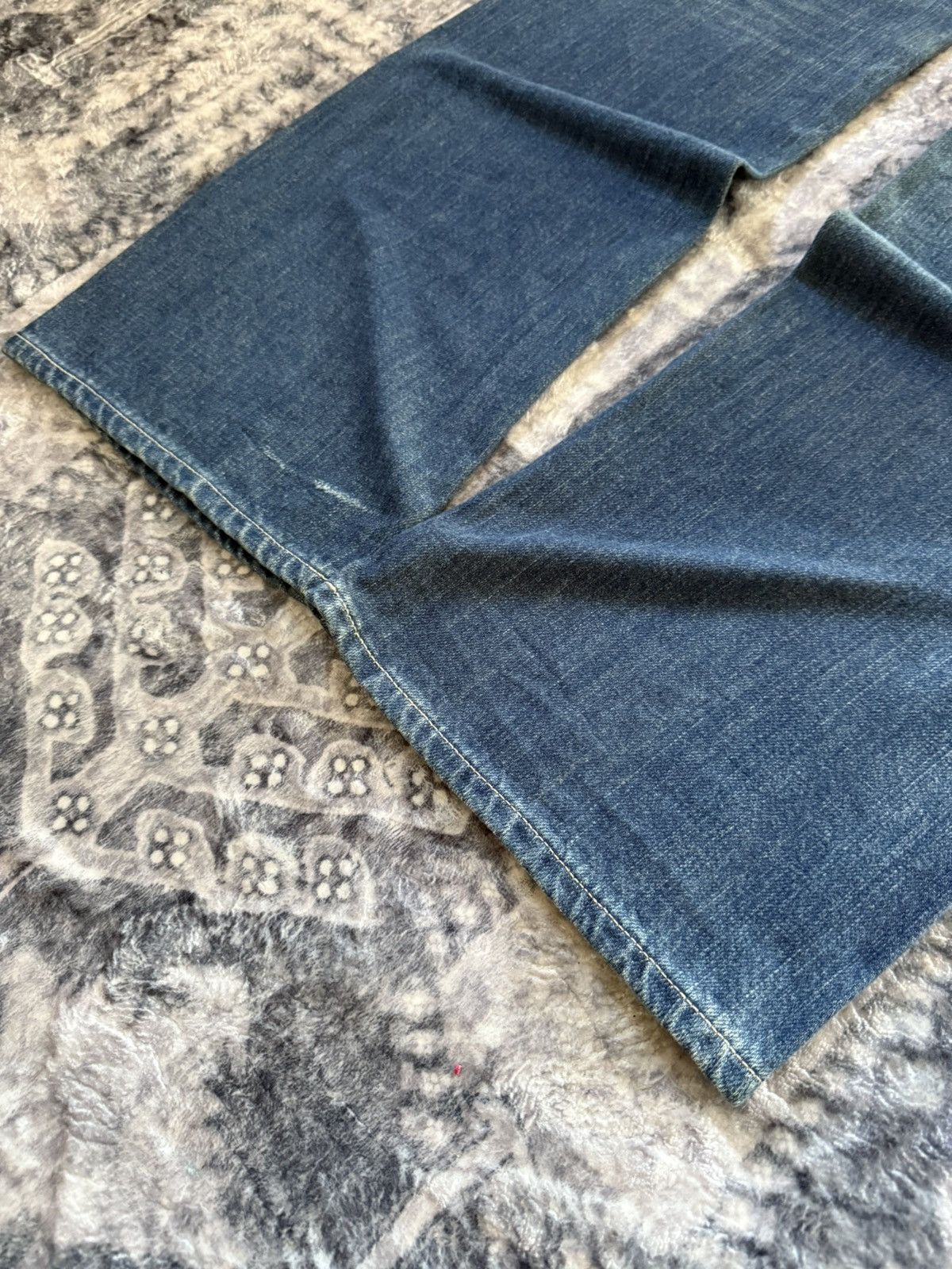 Edwin EDWIN 503 Japan Medium Wash Flared Jeans Size US 29 - 15 Thumbnail